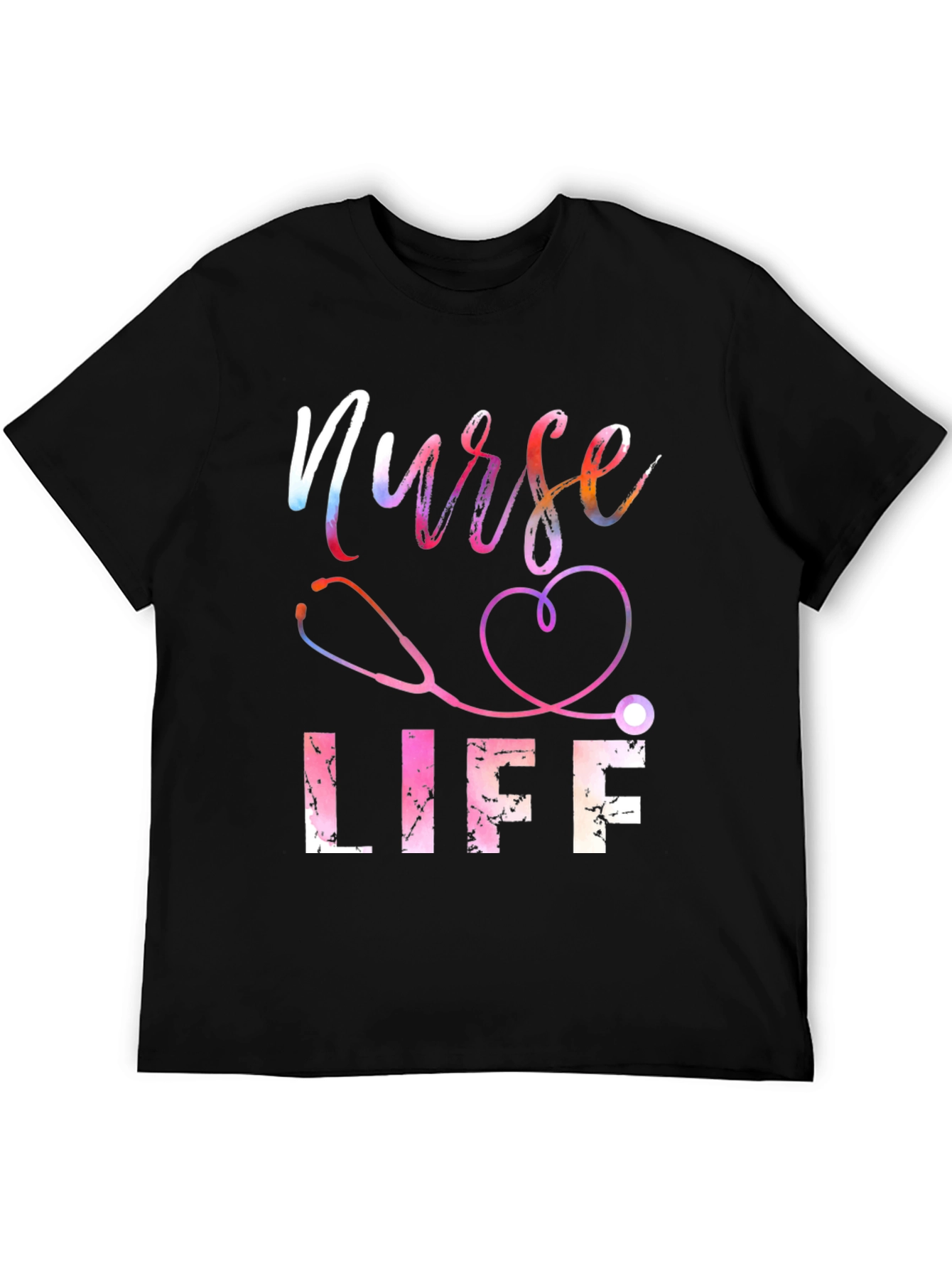 Nurse Life T-Shirt - Stethoscope Heart