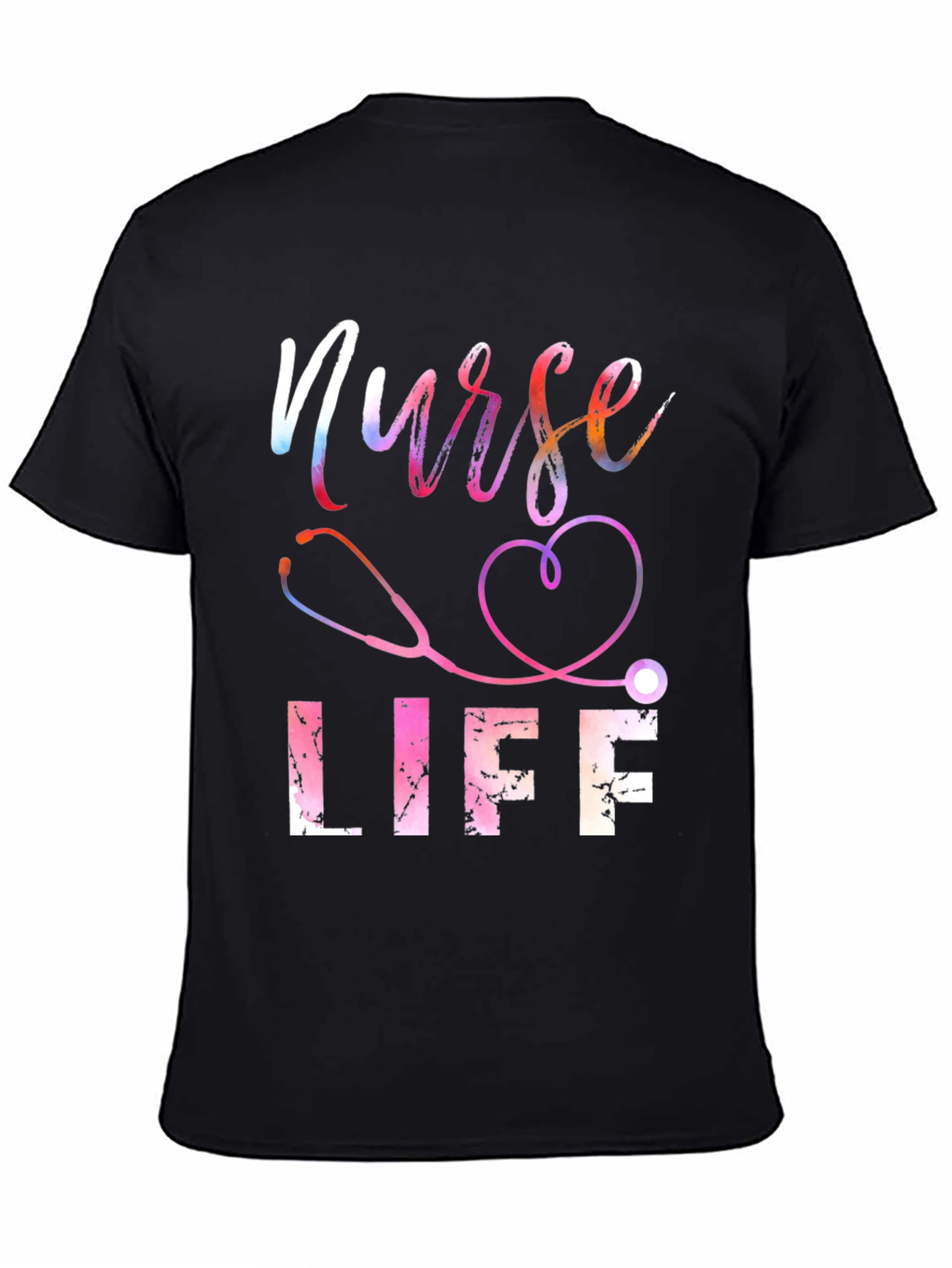 Nurse Life T-Shirt - Stethoscope Heart