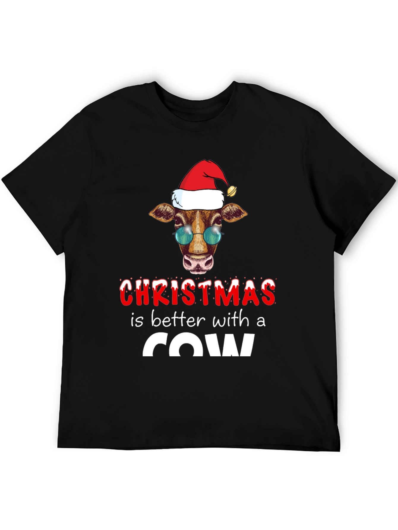 Christmas Cow T-Shirt