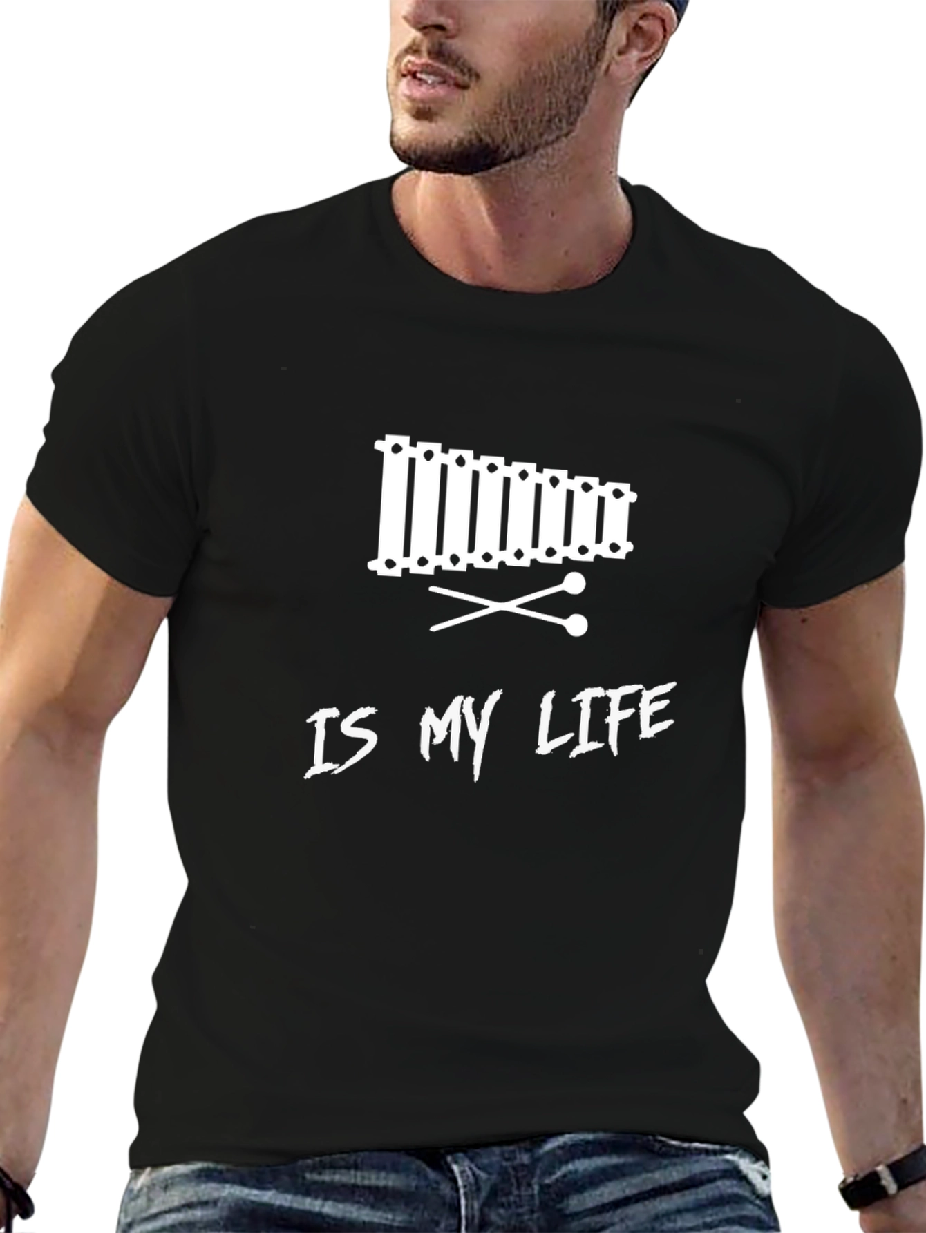 Music Lover T-Shirt - Marimba is My Life Tee