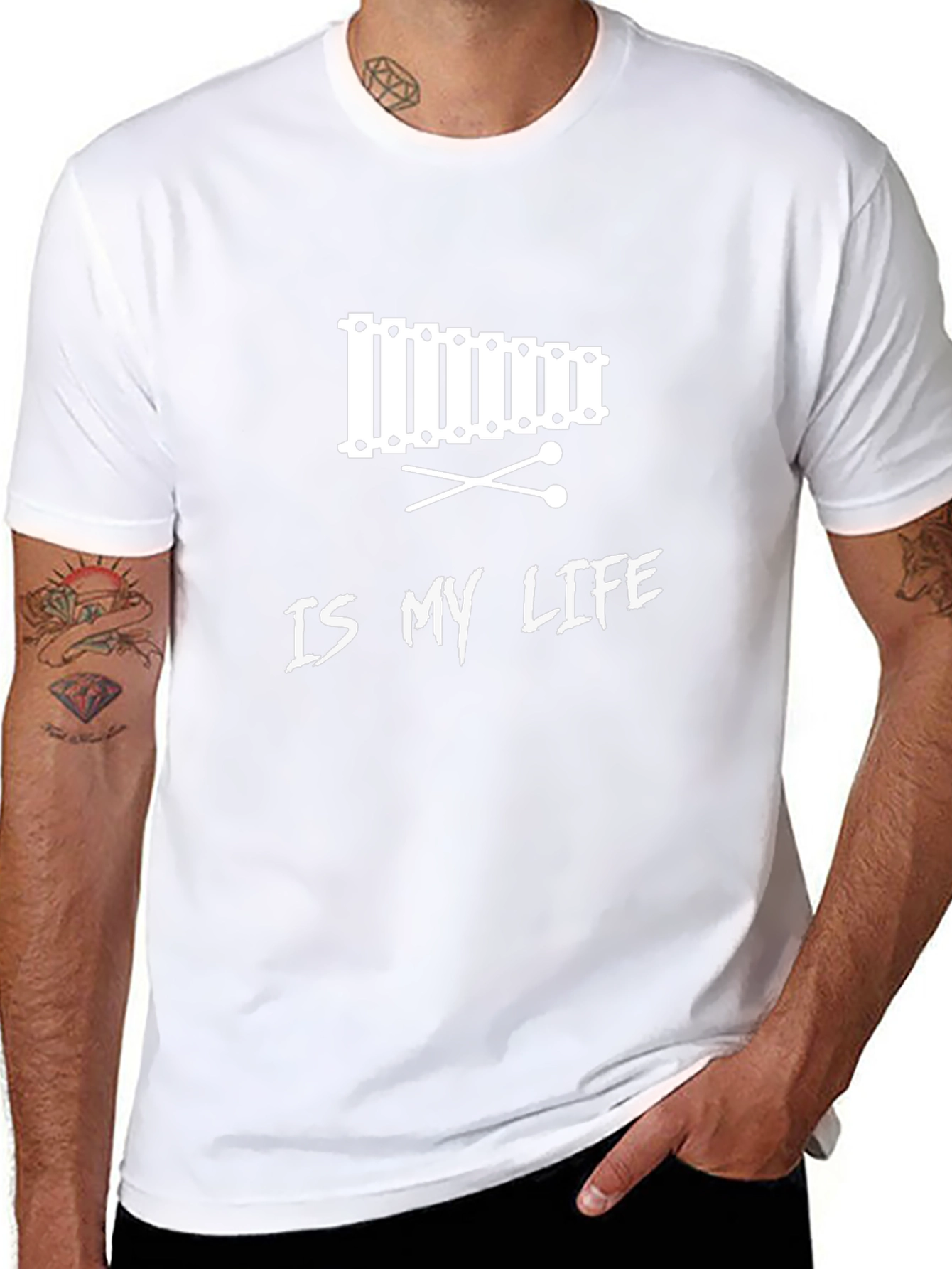 Music Lover T-Shirt - Marimba is My Life Tee