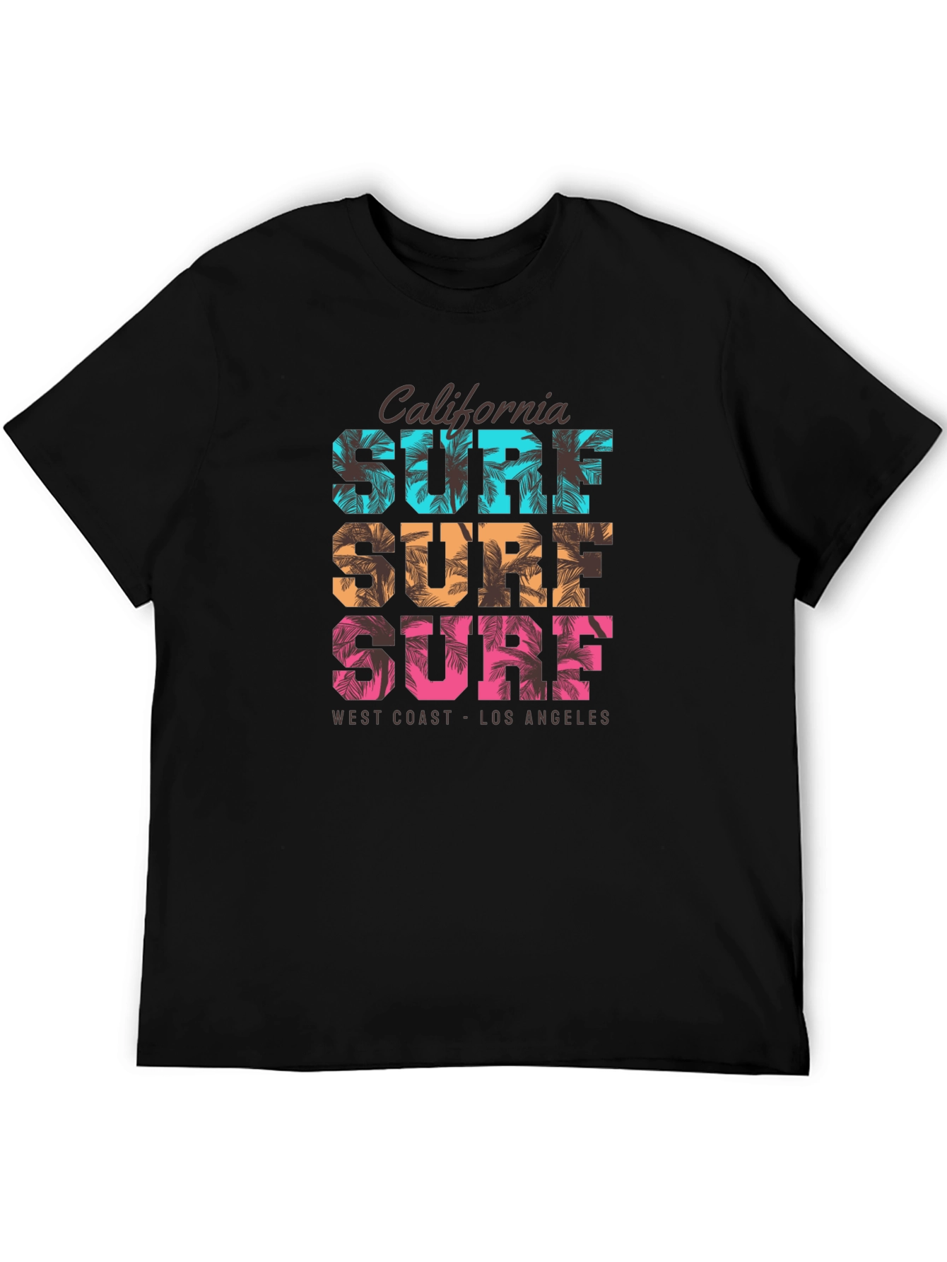 California Surf Graphic Tee - West Coast Vibes