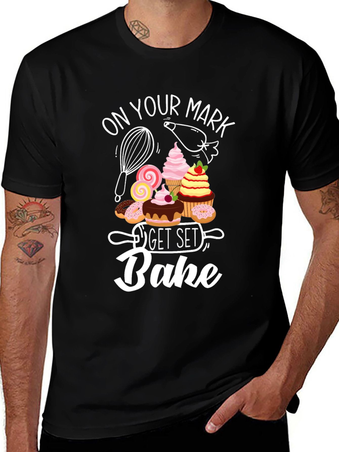 On Your Mark Get Set Bake T-Shirt