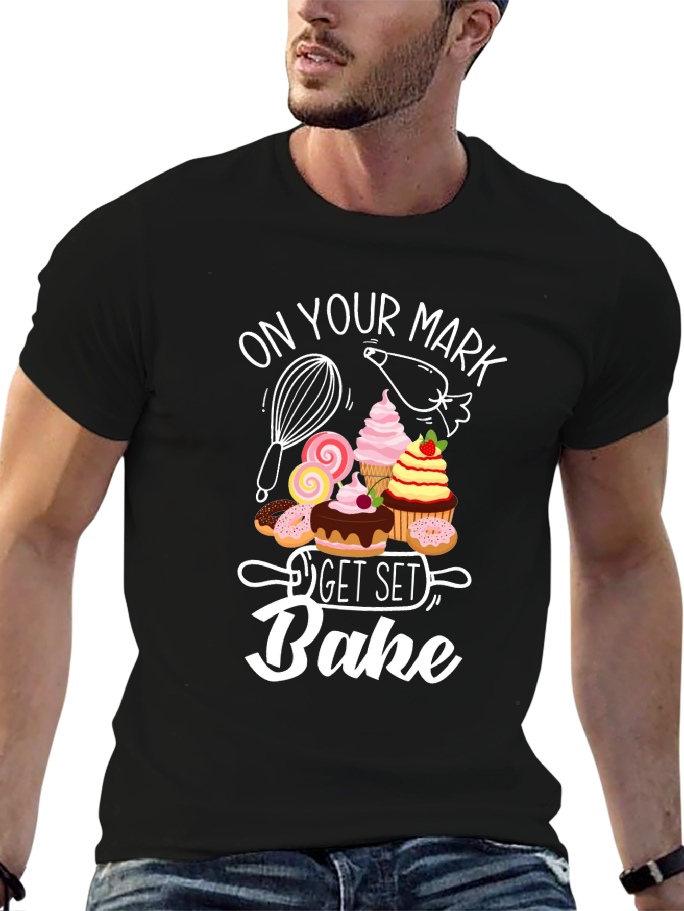On Your Mark Get Set Bake T-Shirt