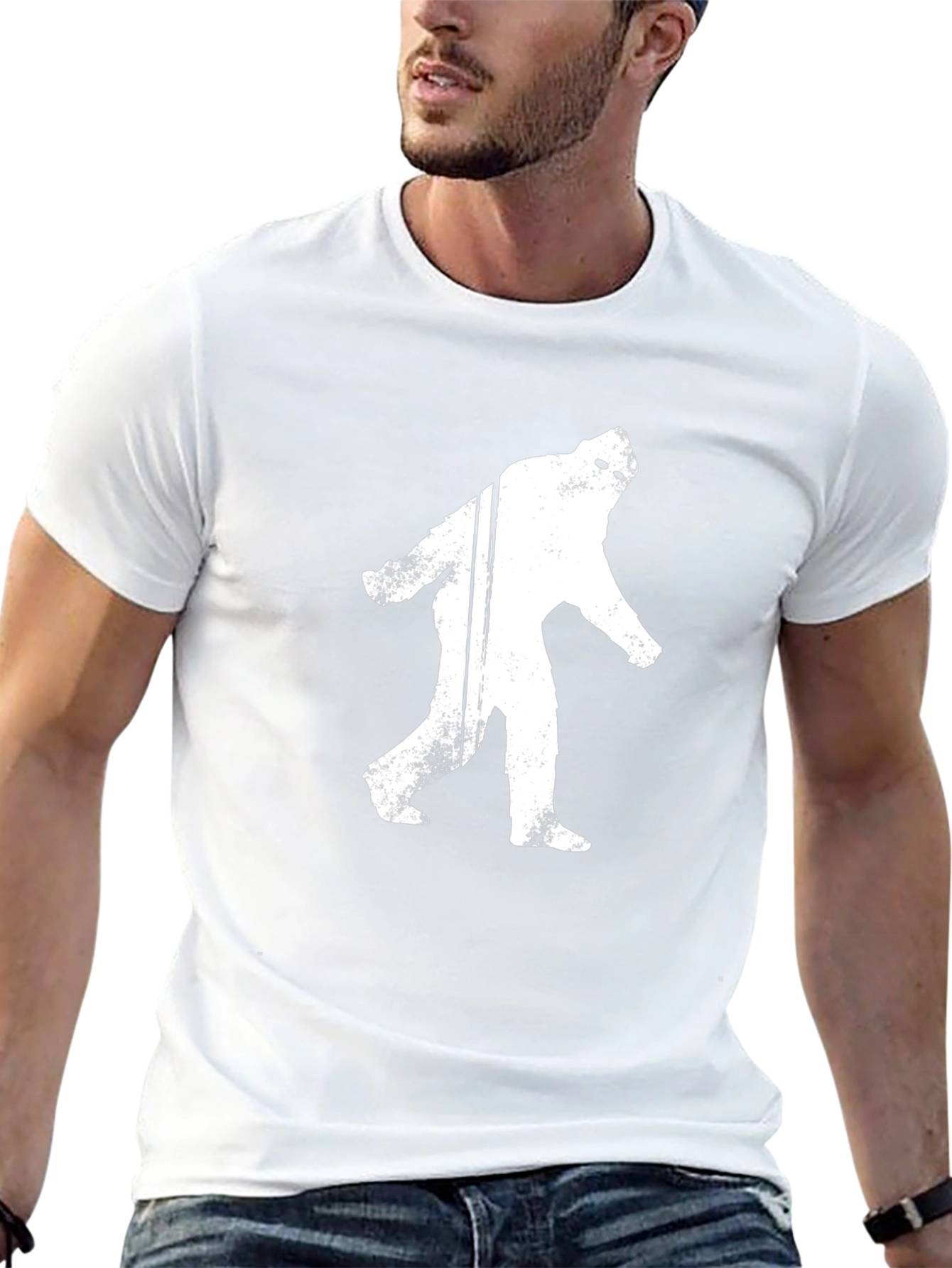 Bigfoot Silhouette Black T-Shirt