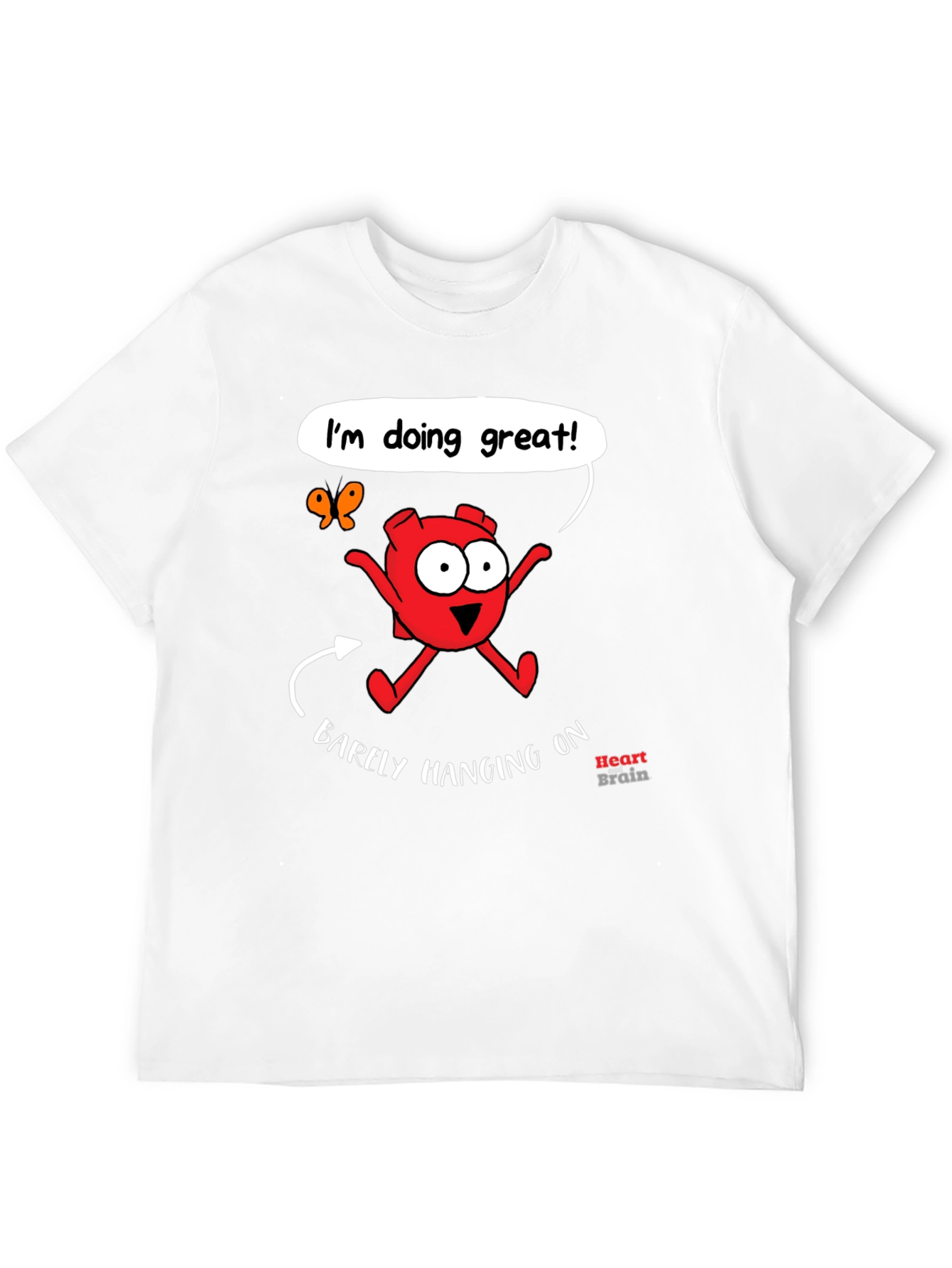 Funny Barely Hanging On Graphic Tee