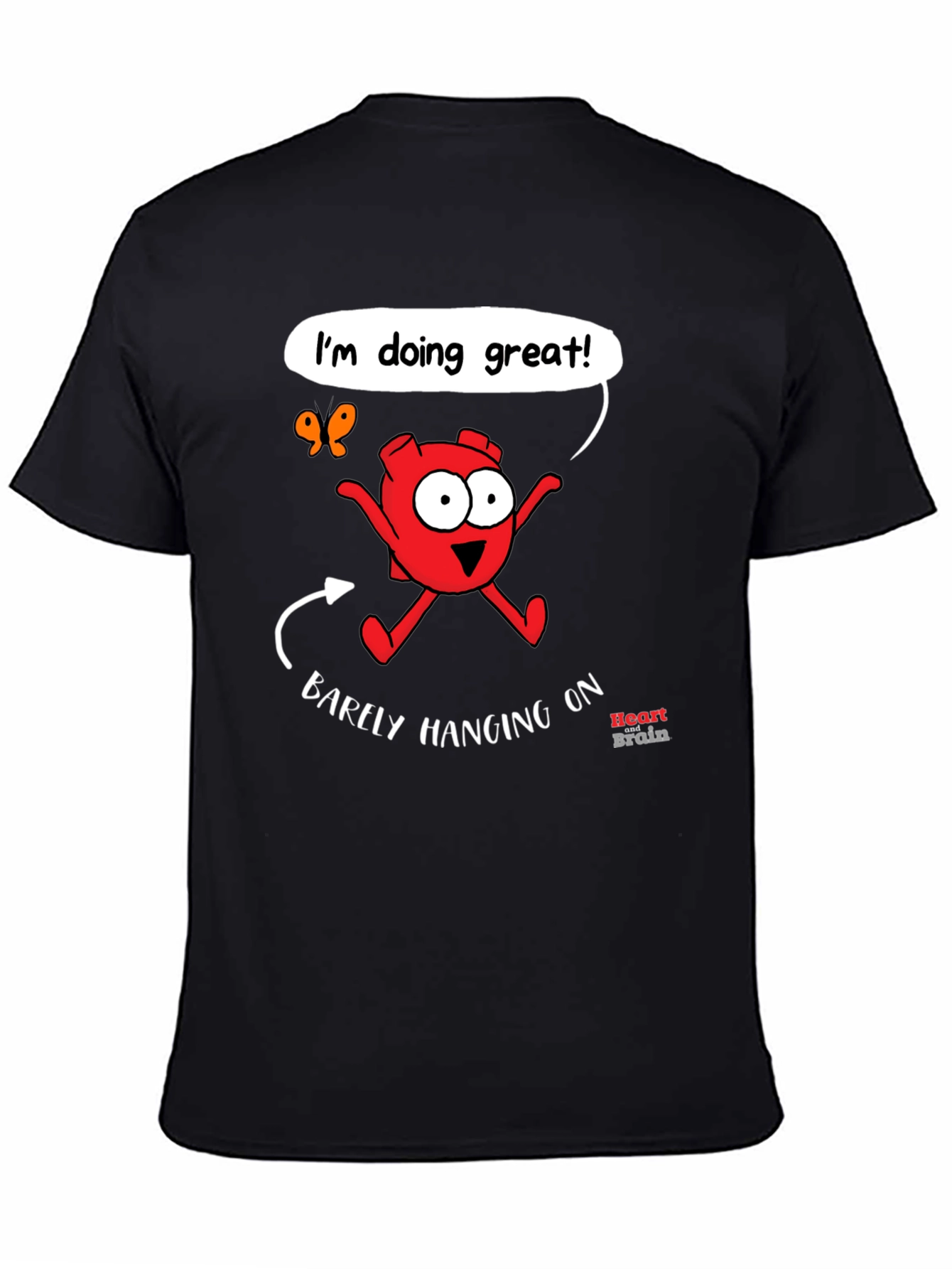Funny Barely Hanging On Graphic Tee