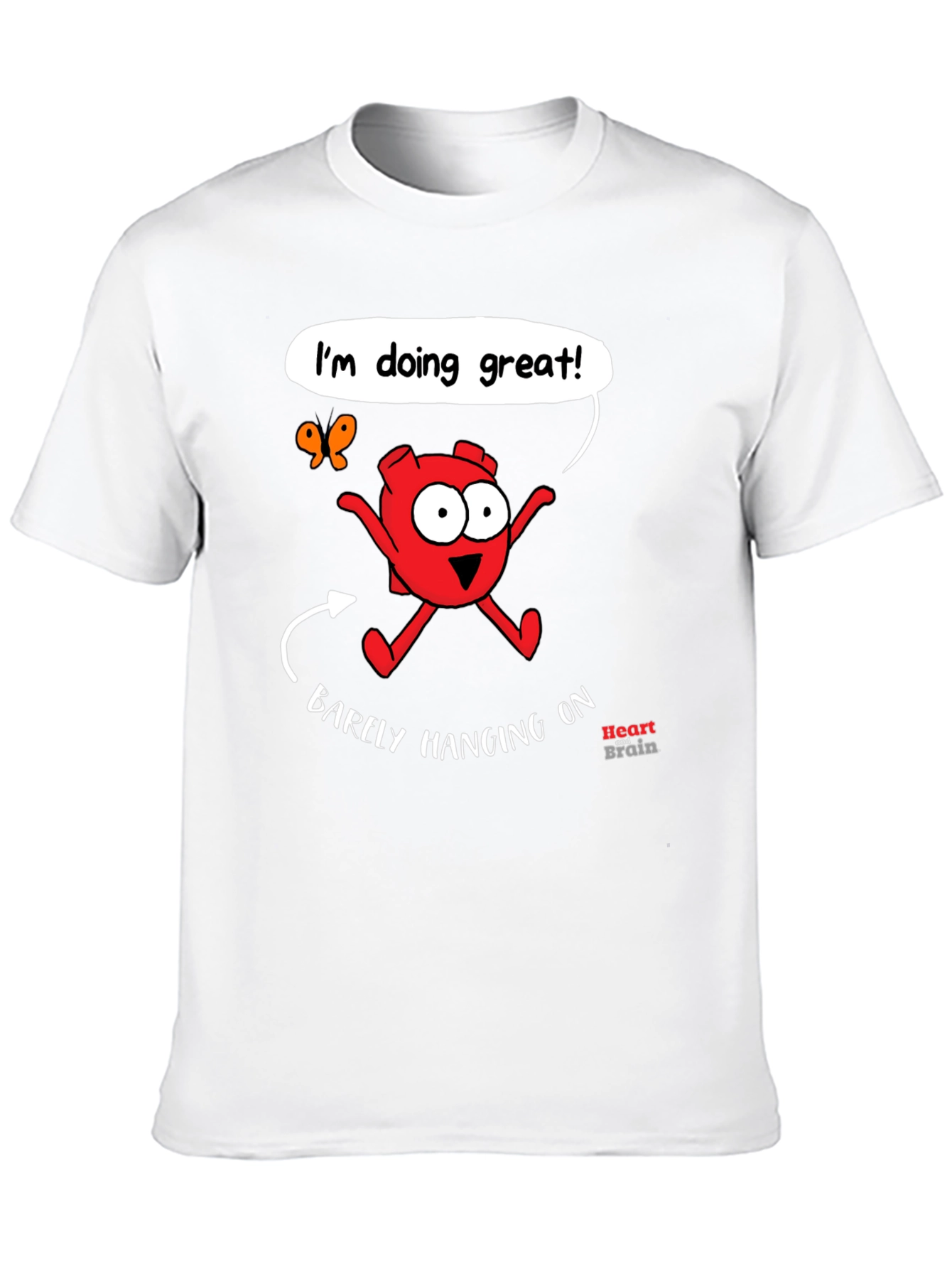 Funny Barely Hanging On Graphic Tee