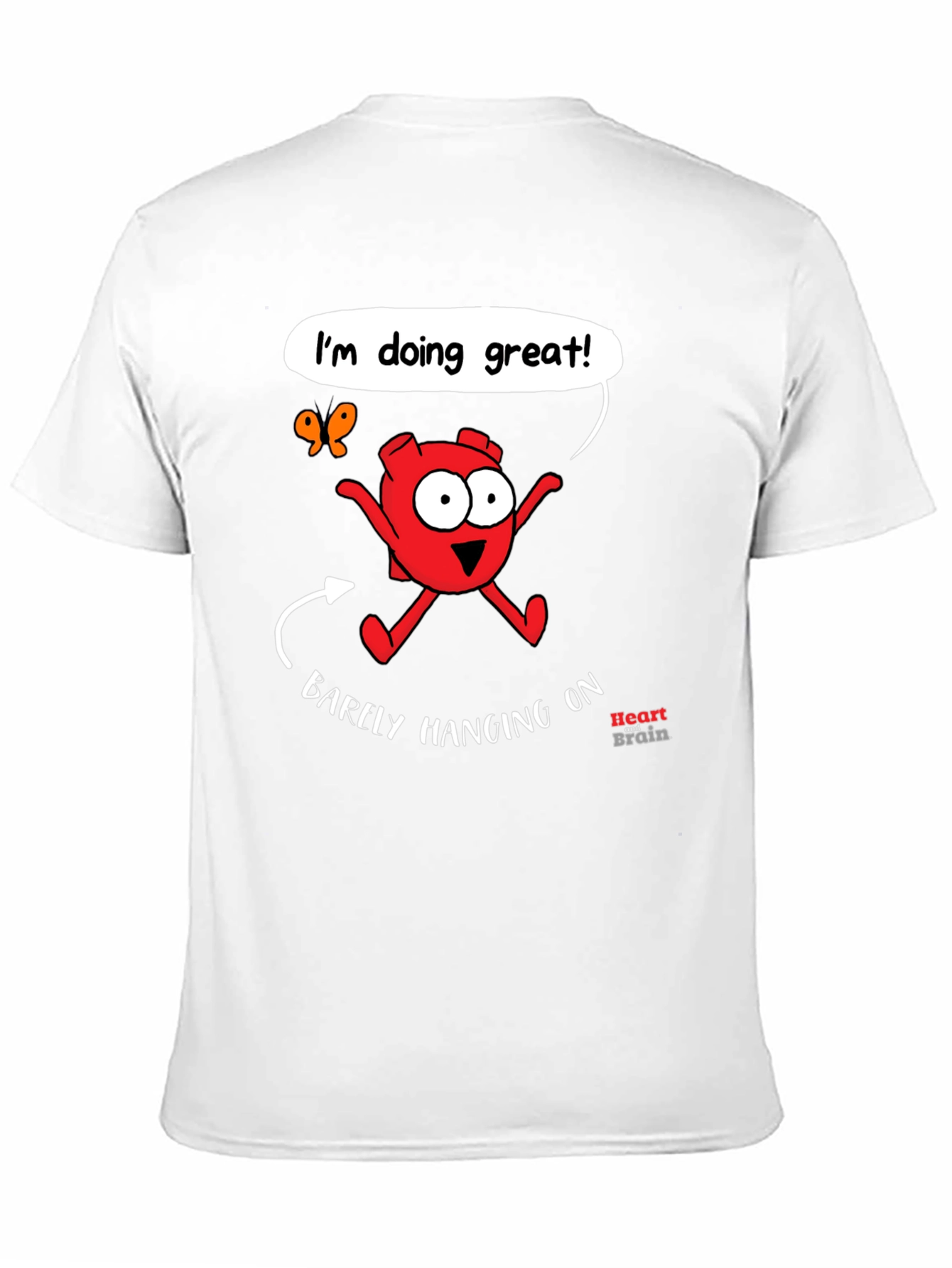Funny Barely Hanging On Graphic Tee