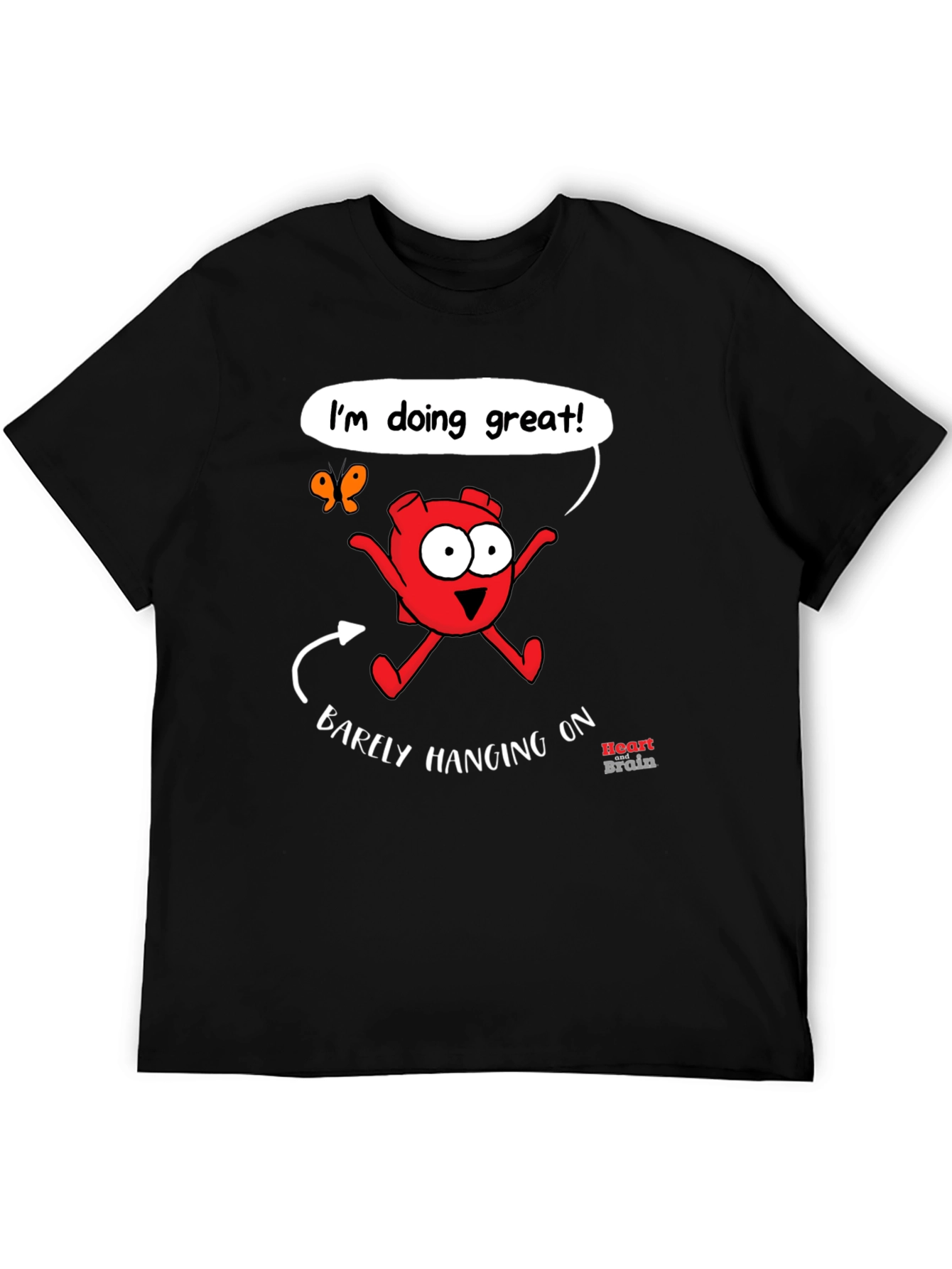 Funny Barely Hanging On Graphic Tee