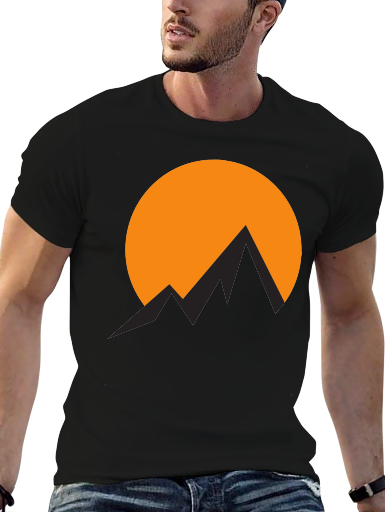 Mountain Sunset Graphic T-Shirt - Adventure Awaits