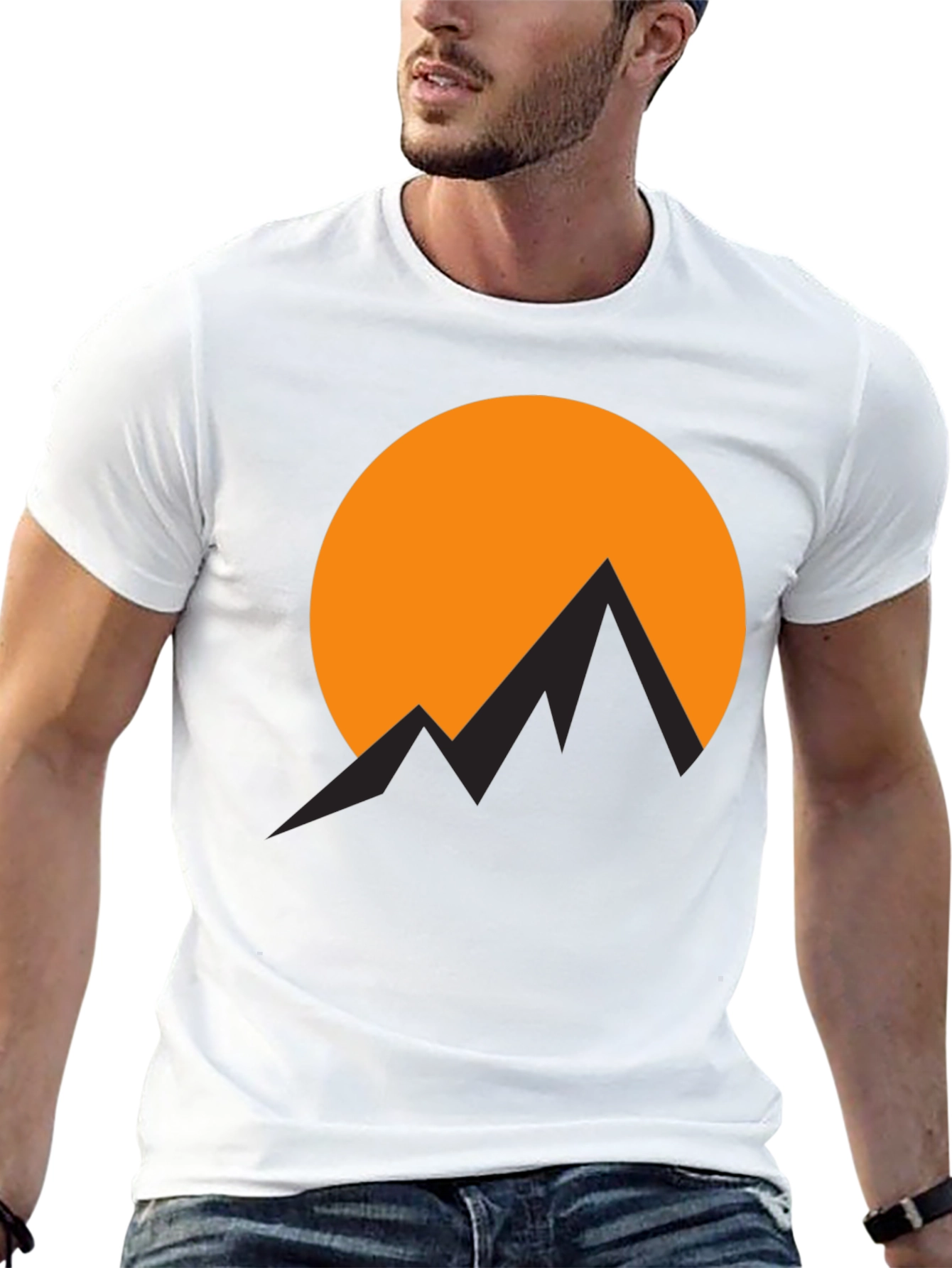 Mountain Sunset Graphic T-Shirt - Adventure Awaits