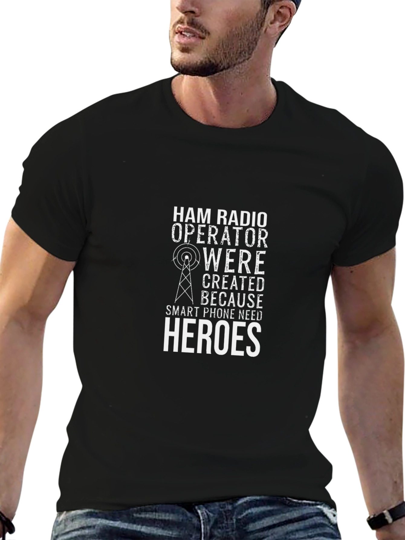 Ham Radio Operator T-Shirt - Heroes Design