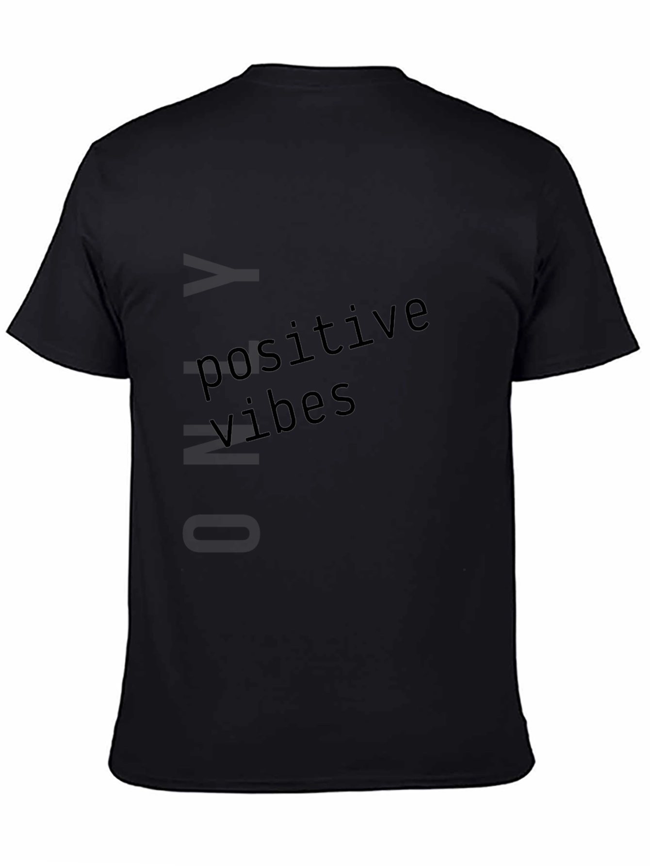 Positive Vibes Black T-Shirt