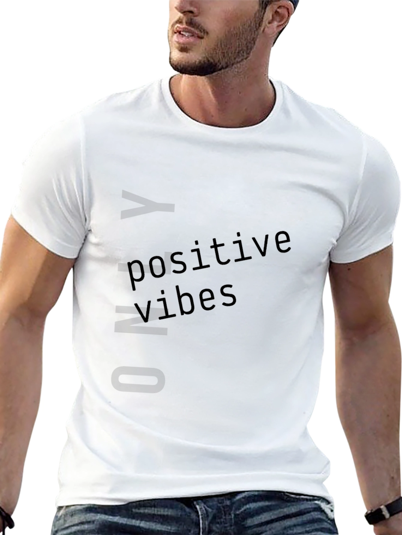 Positive Vibes Black T-Shirt