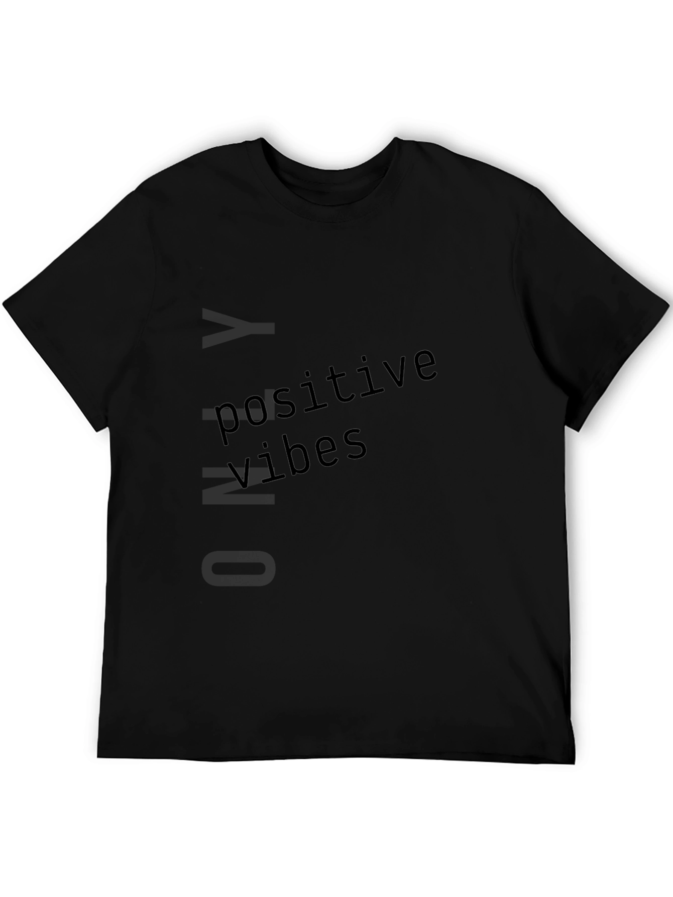 Positive Vibes Black T-Shirt
