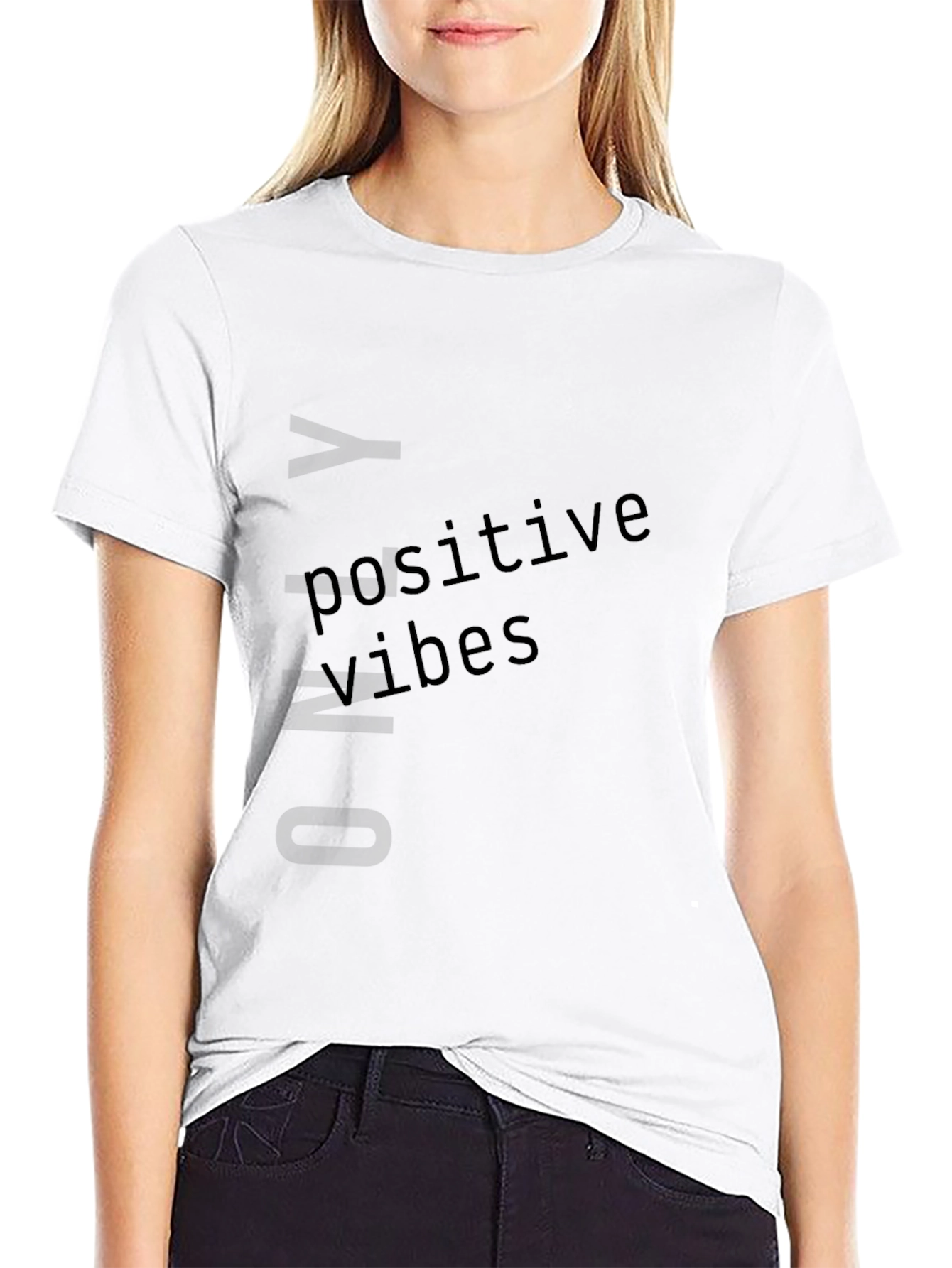 Positive Vibes Black T-Shirt