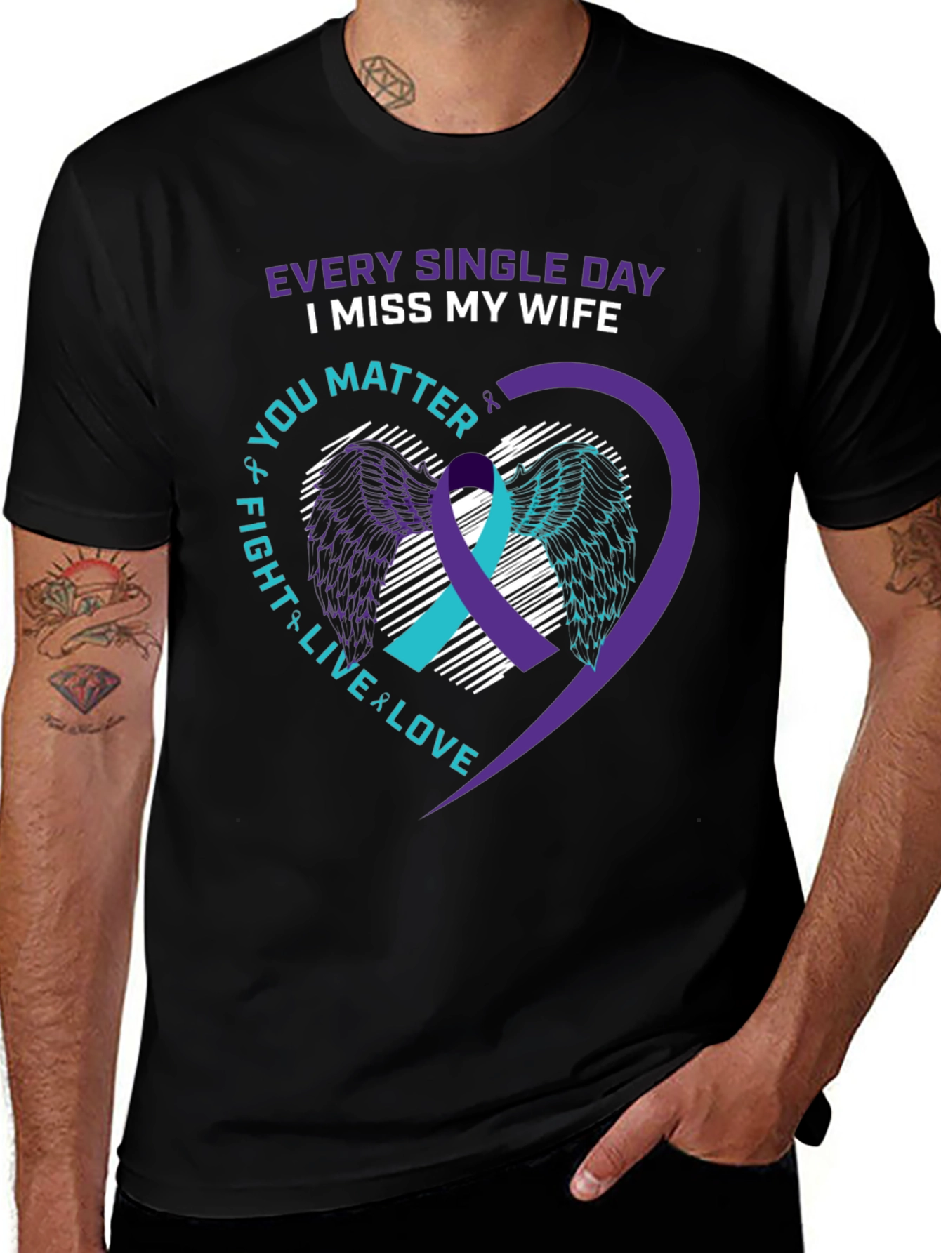 I Miss My Wife Memorial T-Shirt