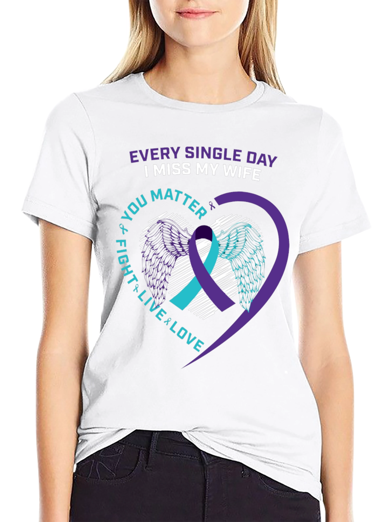I Miss My Wife Memorial T-Shirt