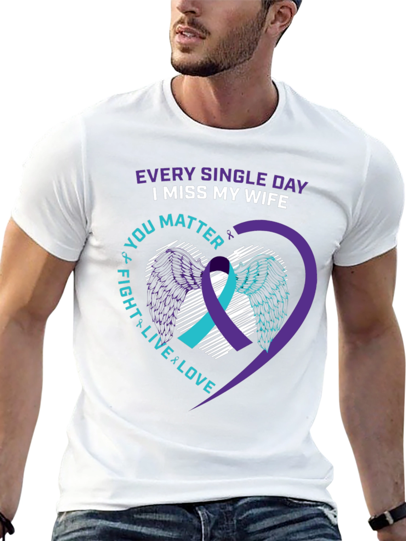 I Miss My Wife Memorial T-Shirt