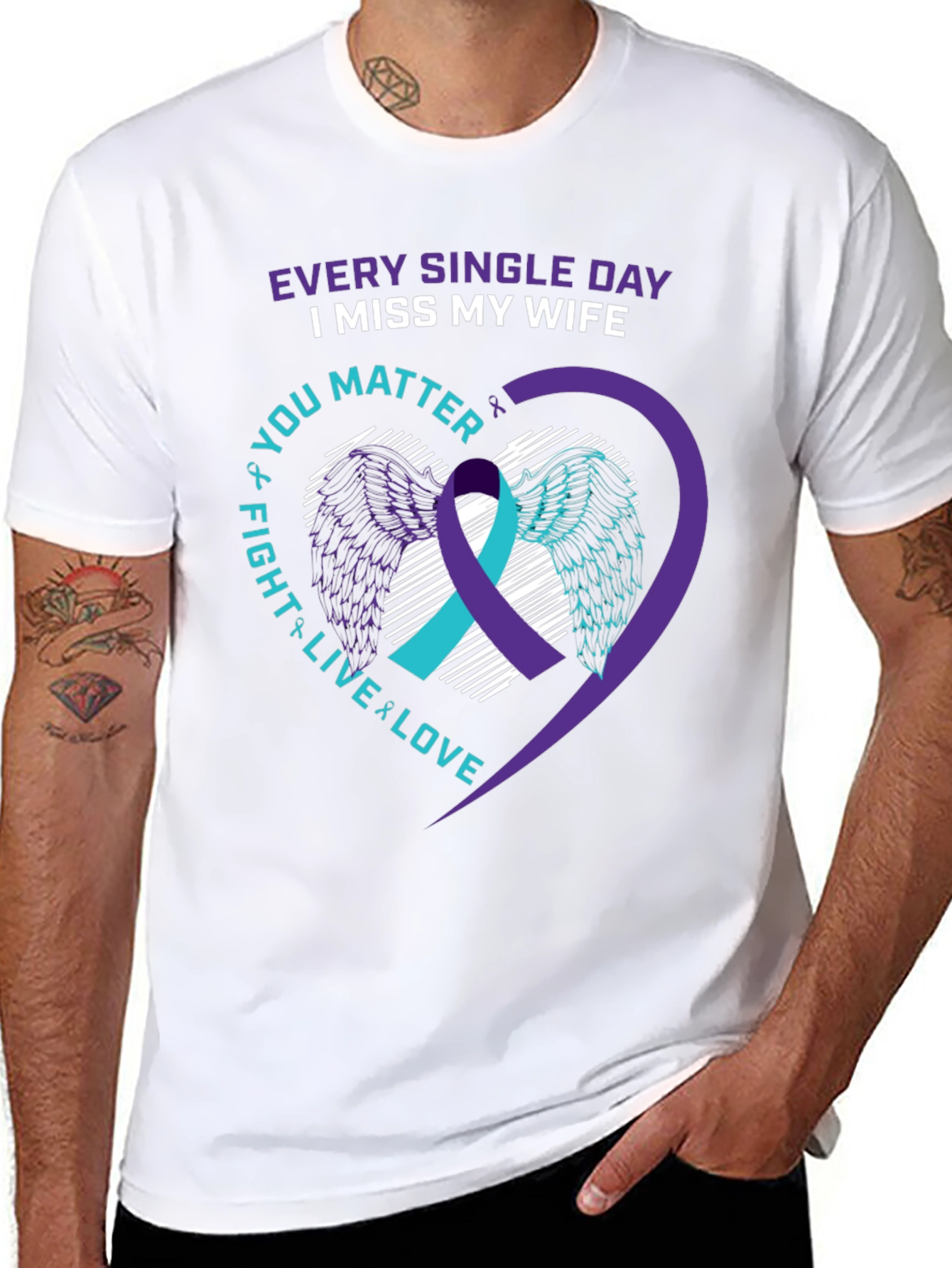 I Miss My Wife Memorial T-Shirt