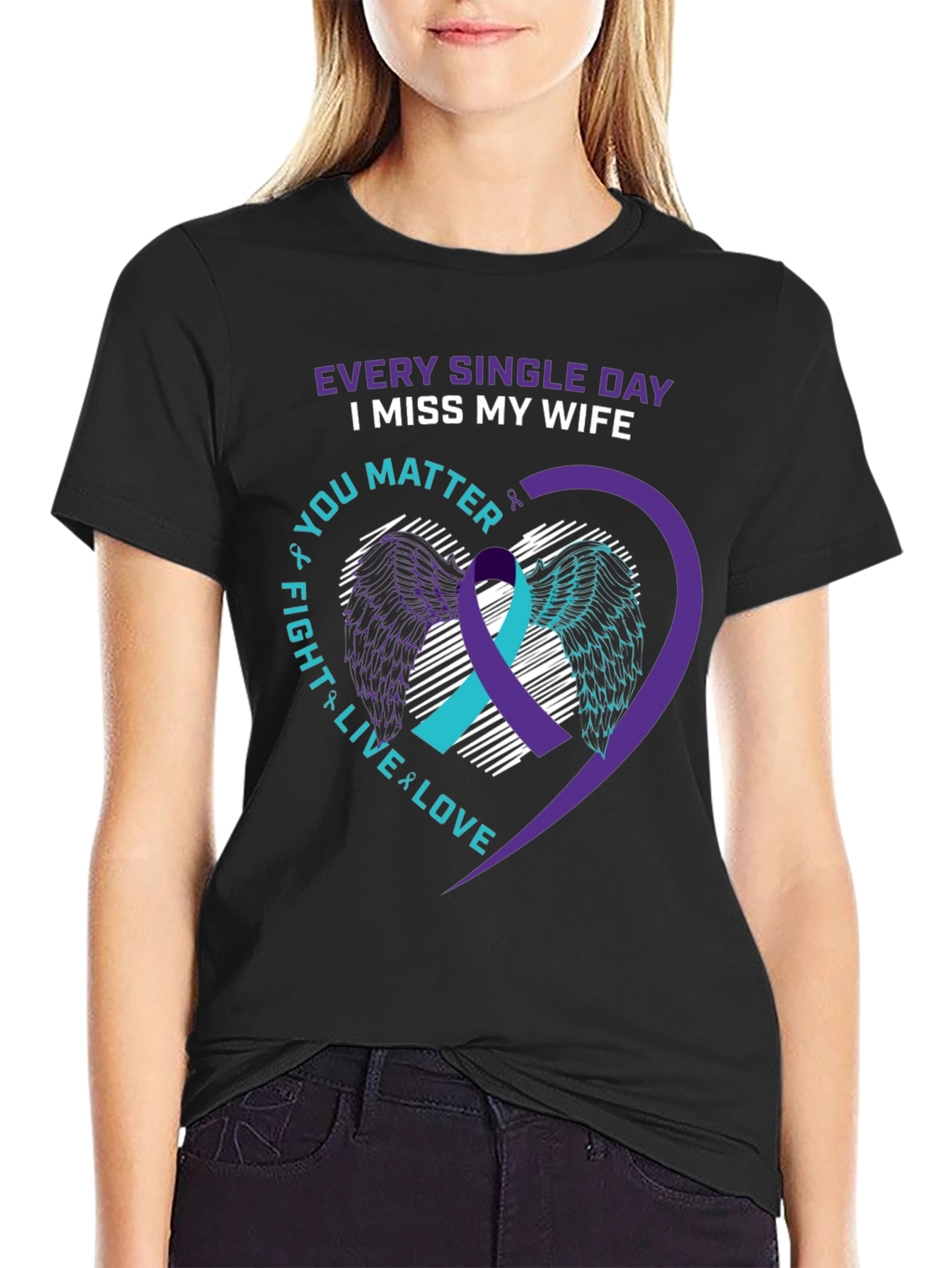 I Miss My Wife Memorial T-Shirt