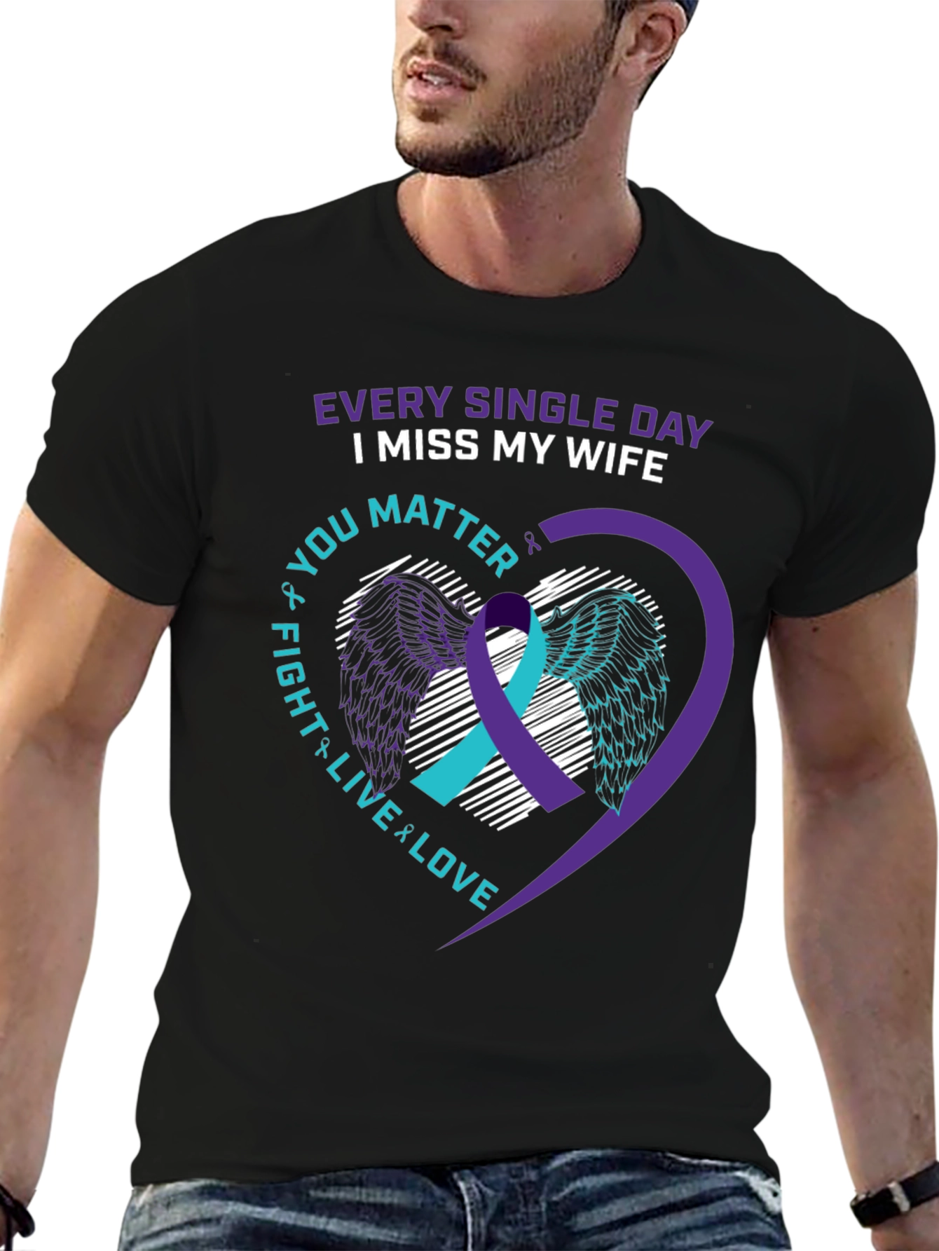I Miss My Wife Memorial T-Shirt