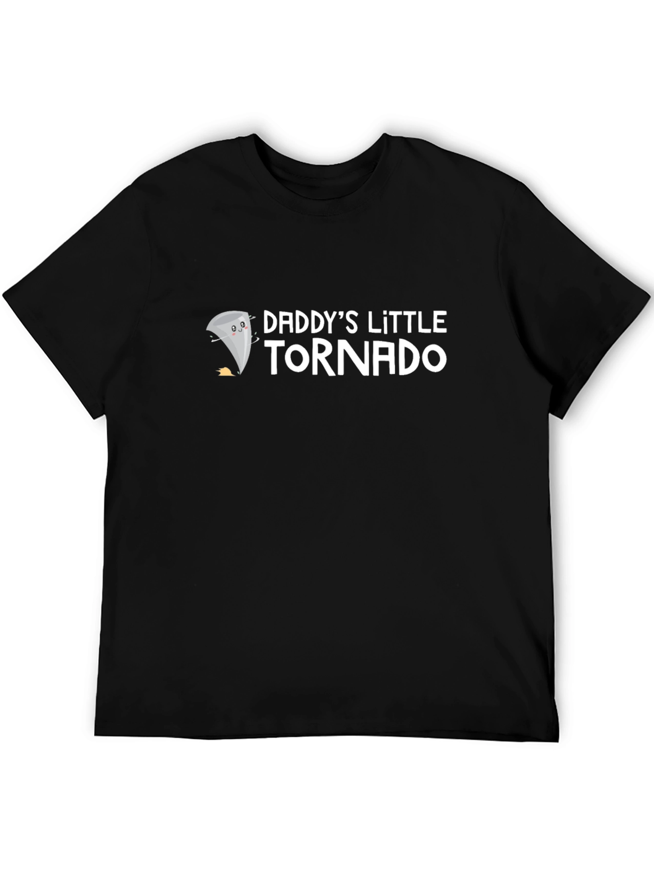 Daddys Little Tornado Black T-Shirt