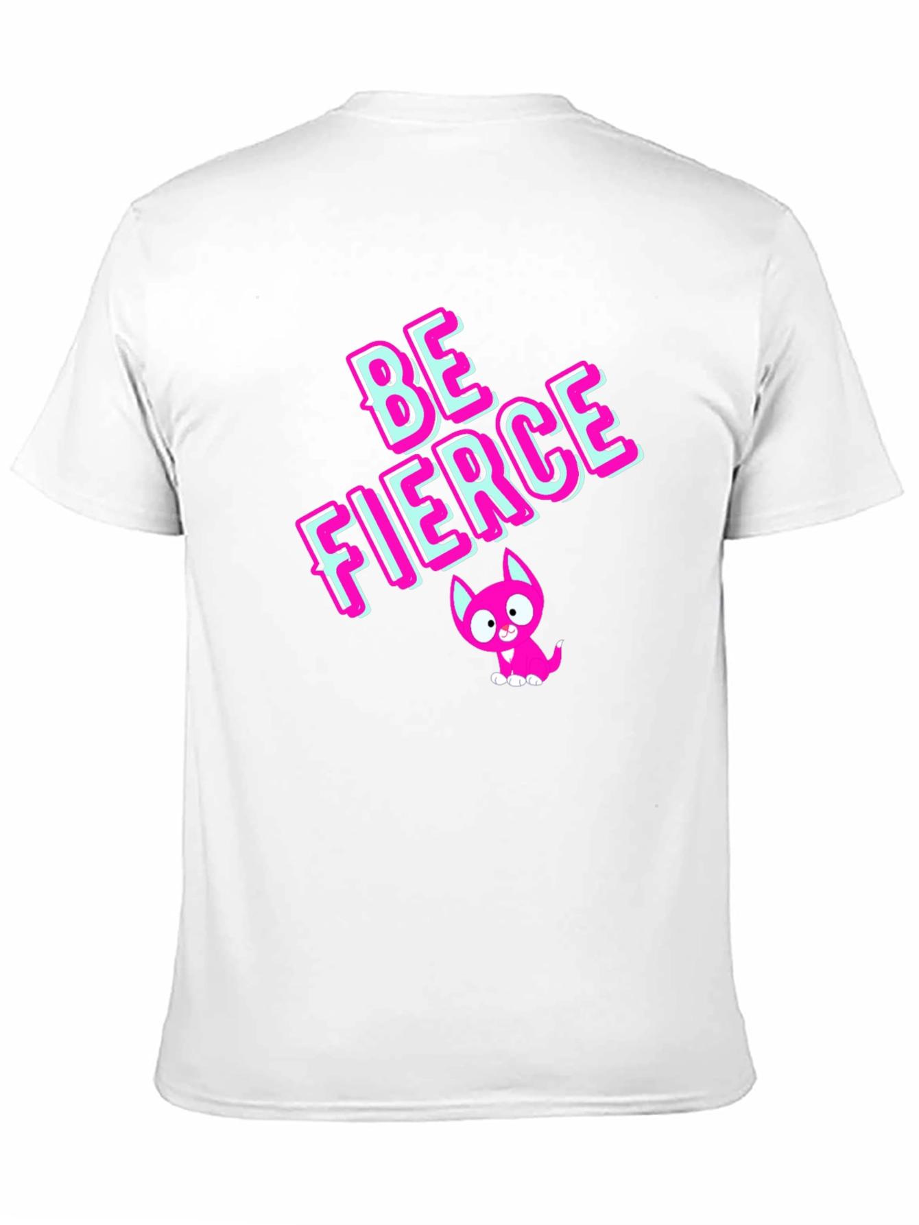 Be Fierce Graphic Tee - Stylish Black Cotton T-Shirt