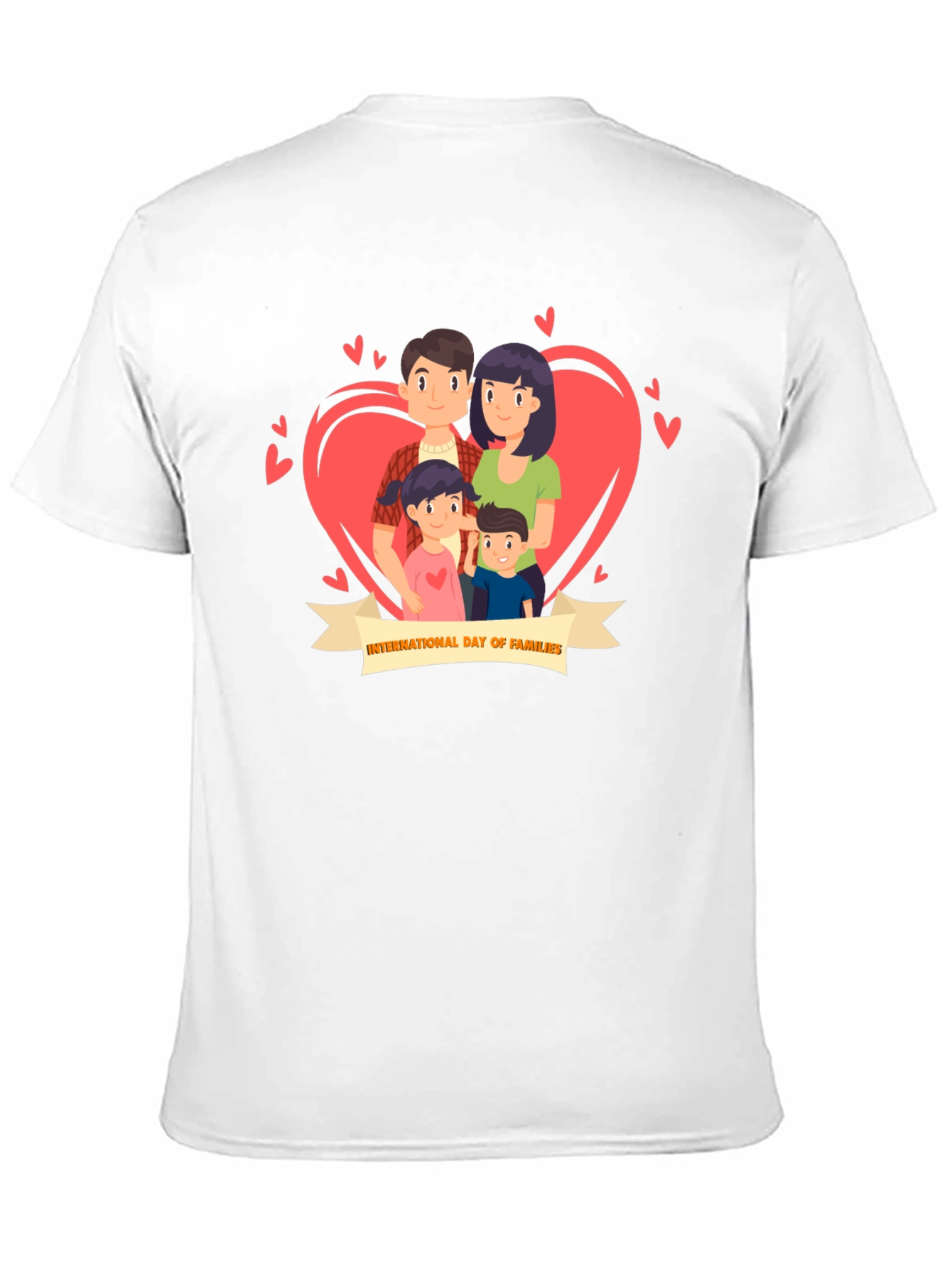 International Day of Families Black T-Shirt