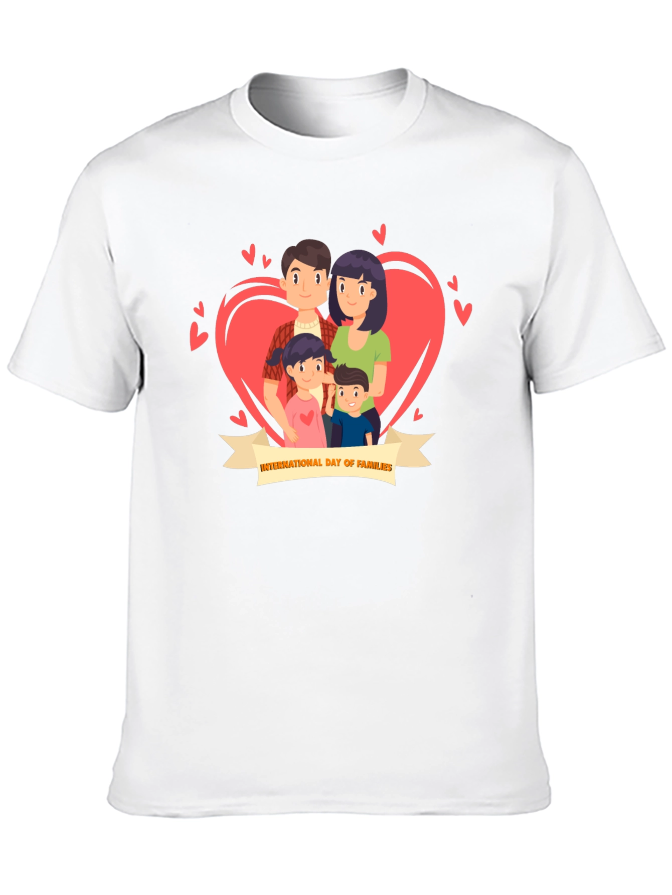 International Day of Families Black T-Shirt