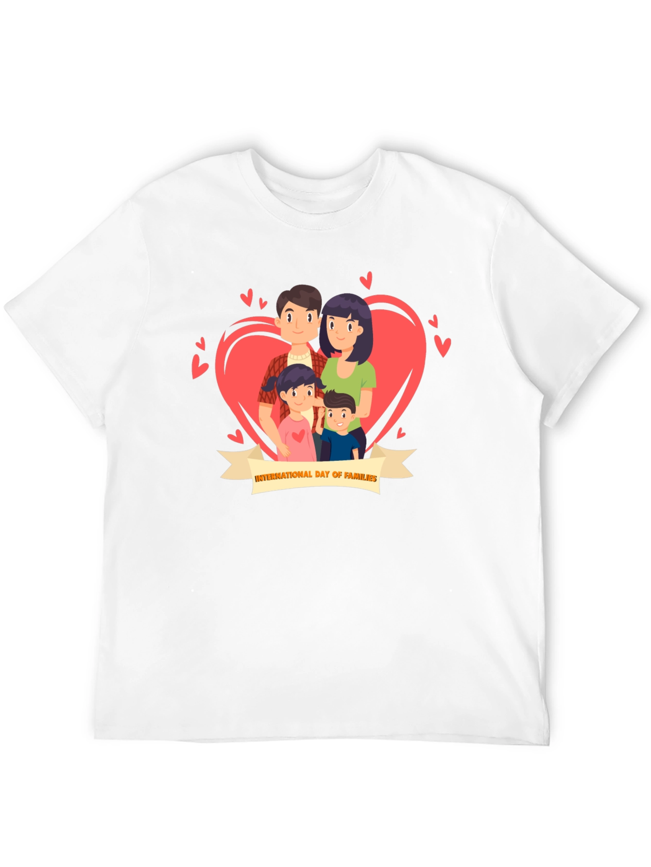 International Day of Families Black T-Shirt