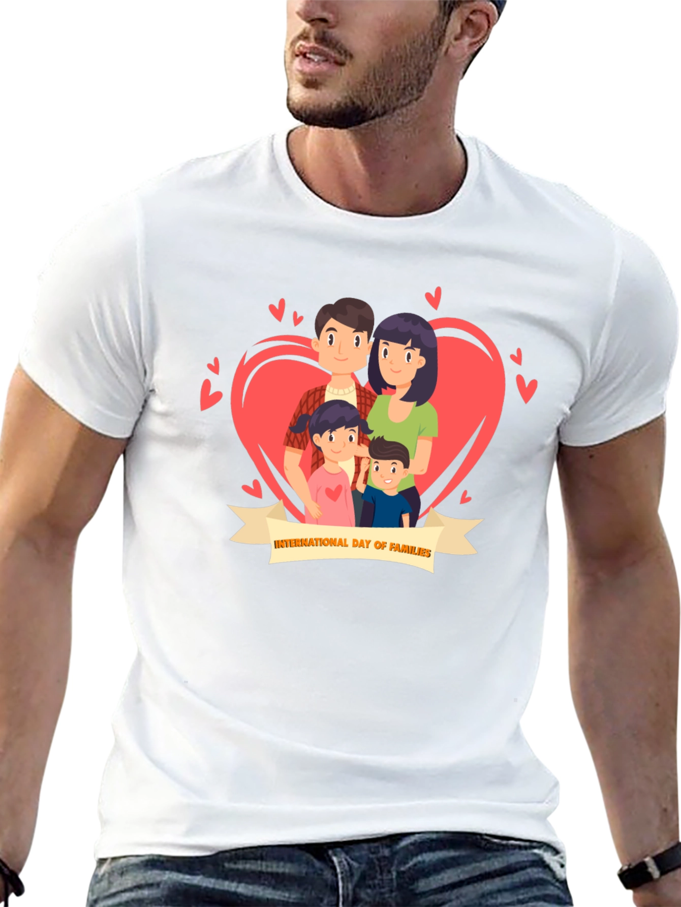 International Day of Families Black T-Shirt