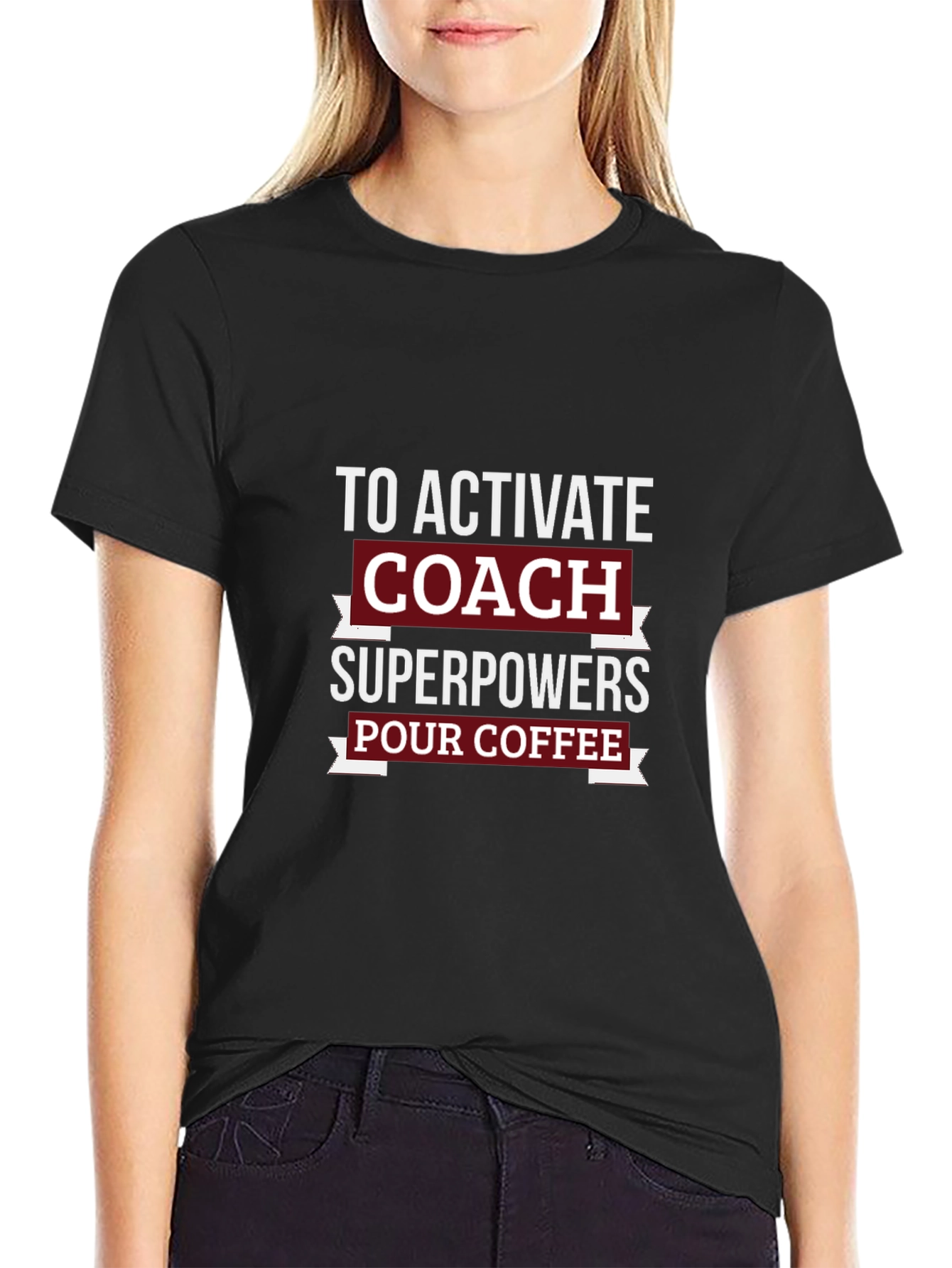 Coach Superpowers T-Shirt - Pour Coffee