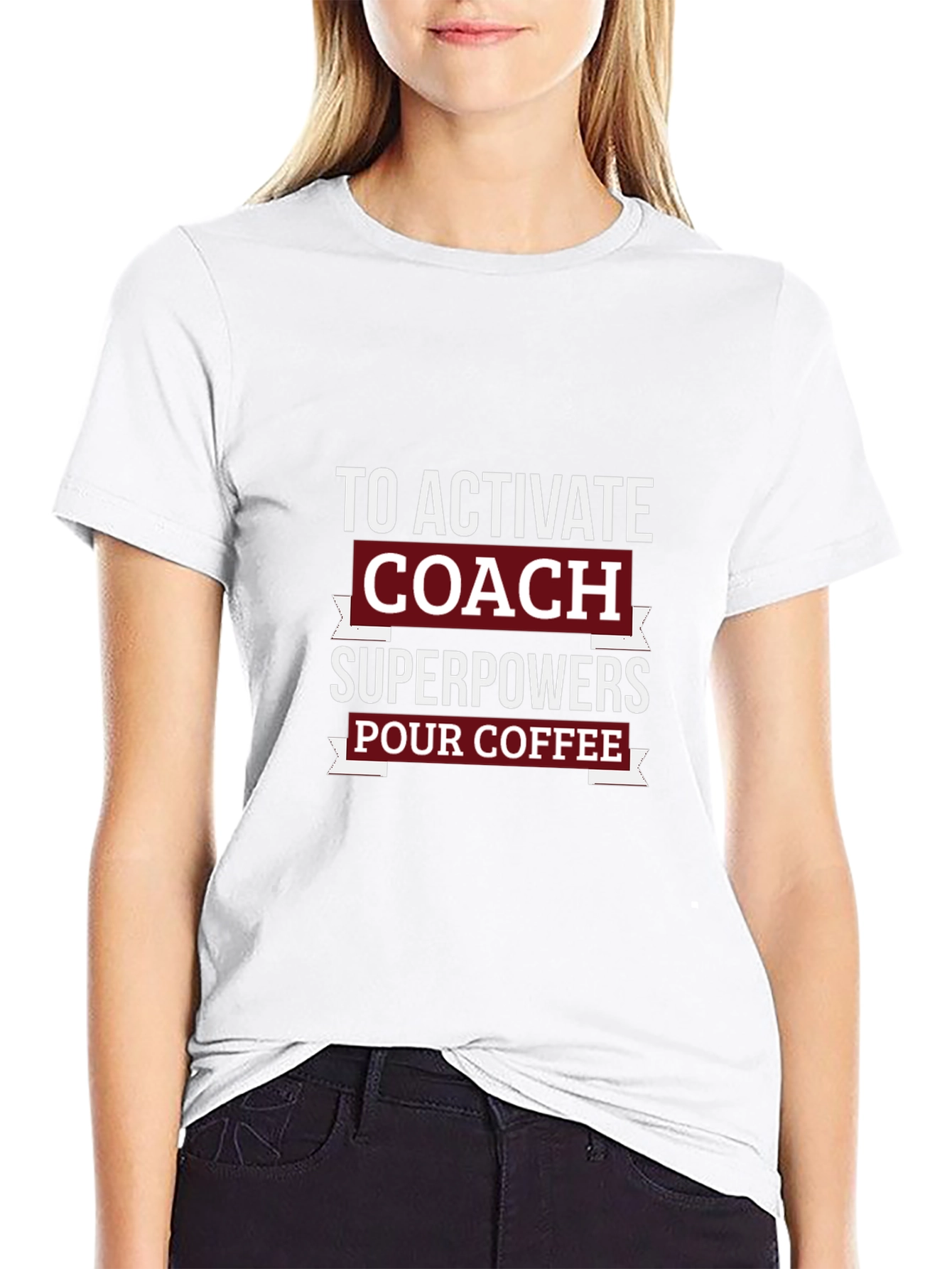 Coach Superpowers T-Shirt - Pour Coffee