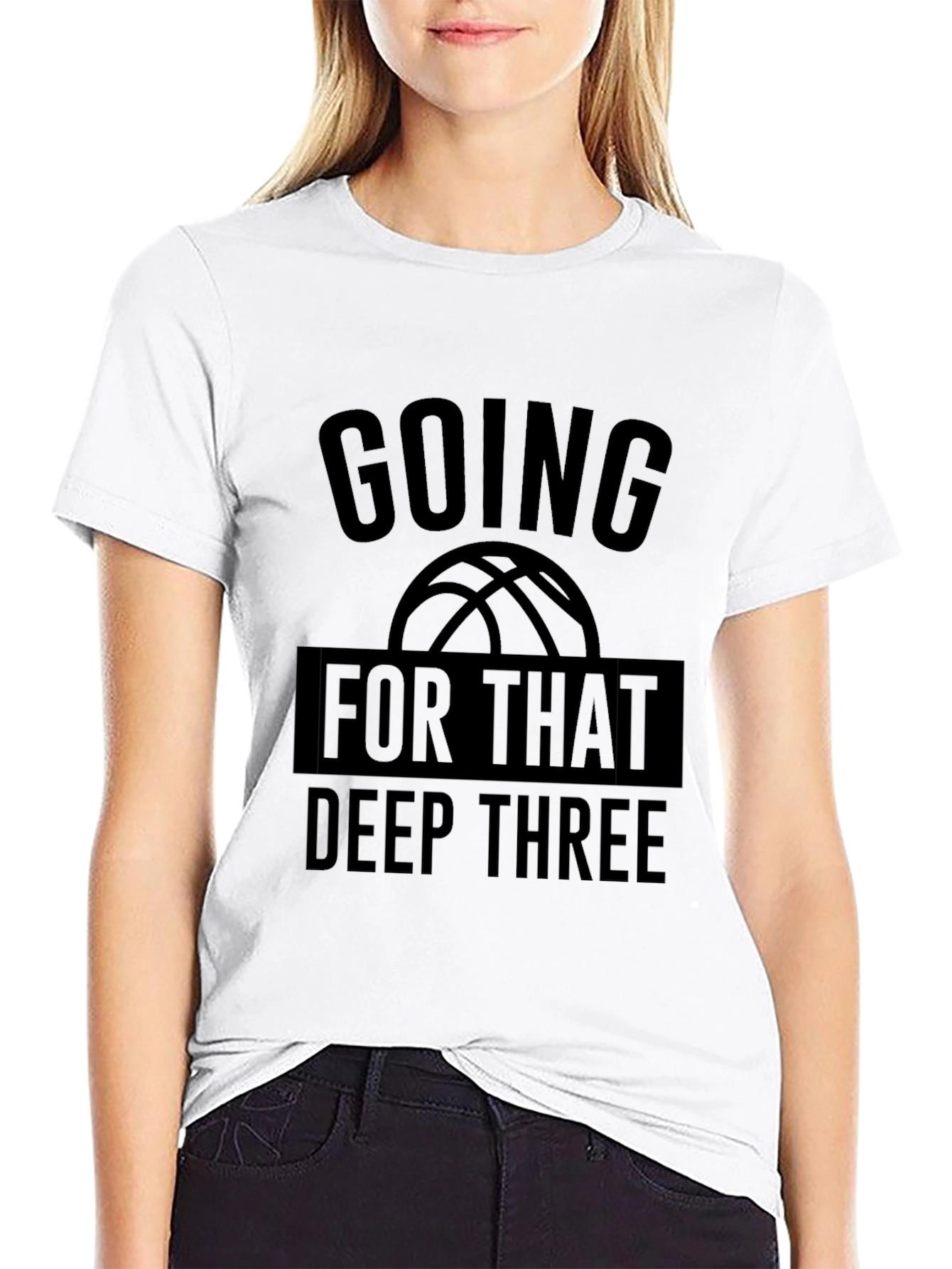 Basketball Deep Three Graphic Tee