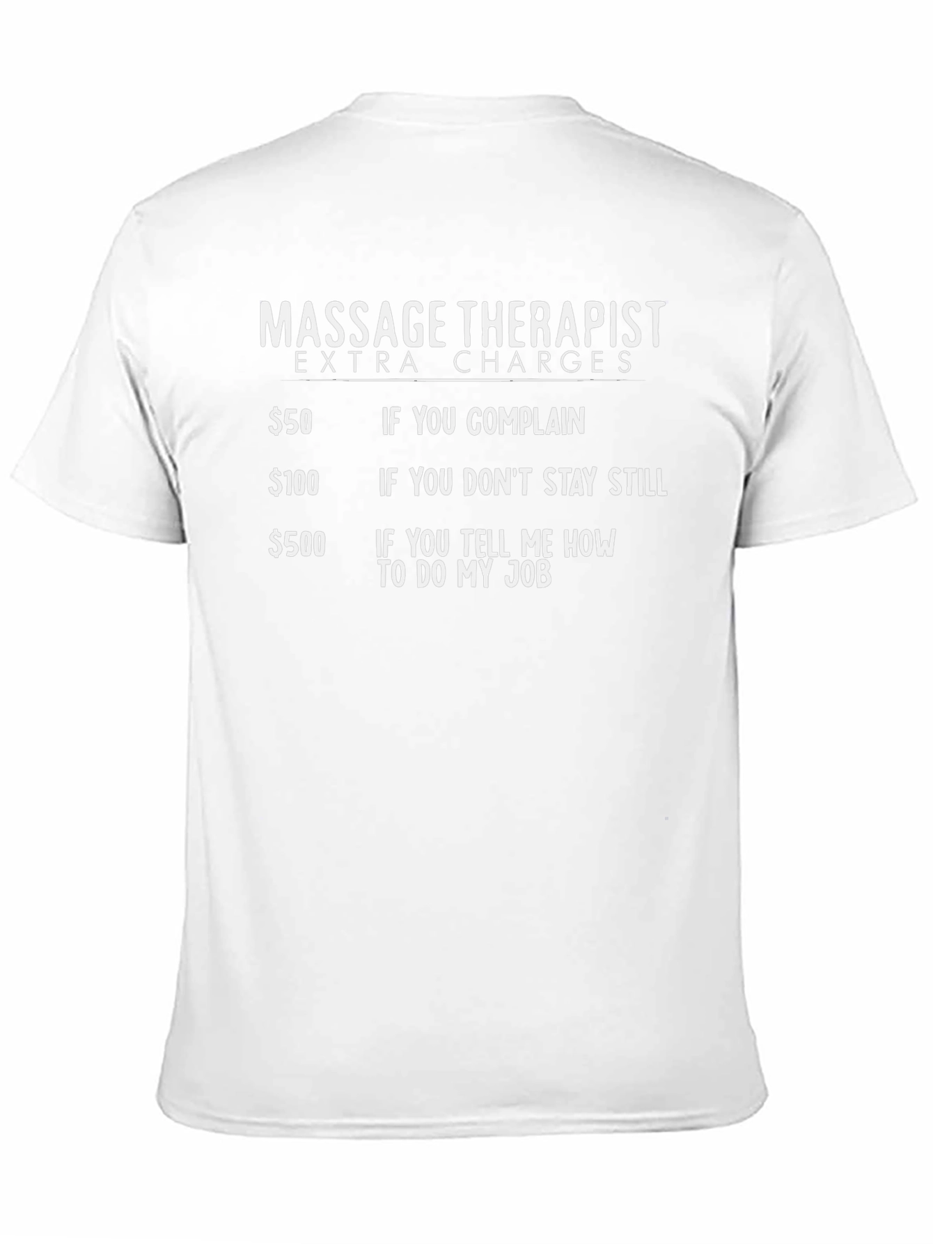 Massage Therapist Novelty T-Shirt