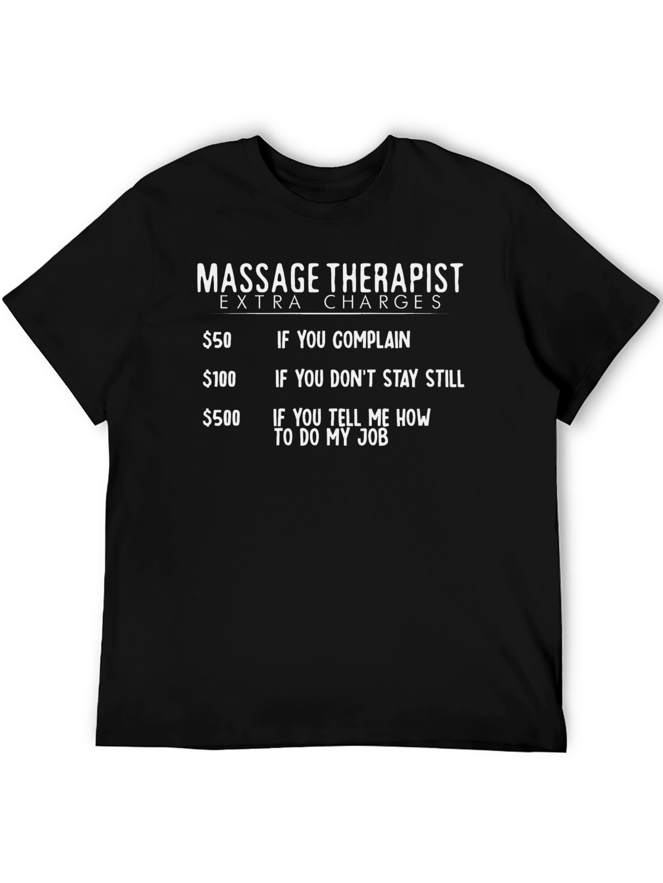 Massage Therapist Novelty T-Shirt