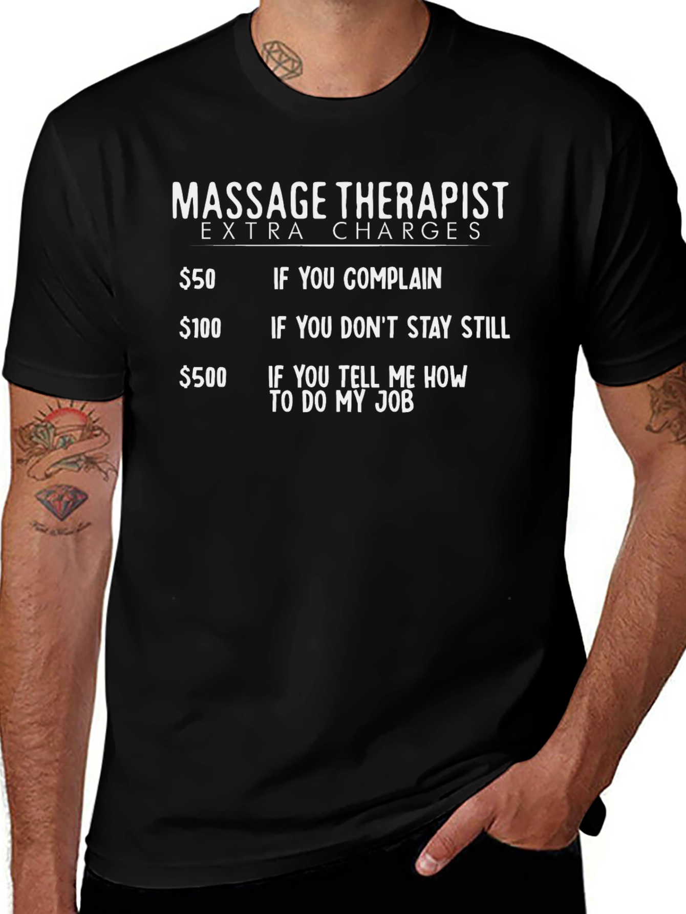 Massage Therapist Novelty T-Shirt