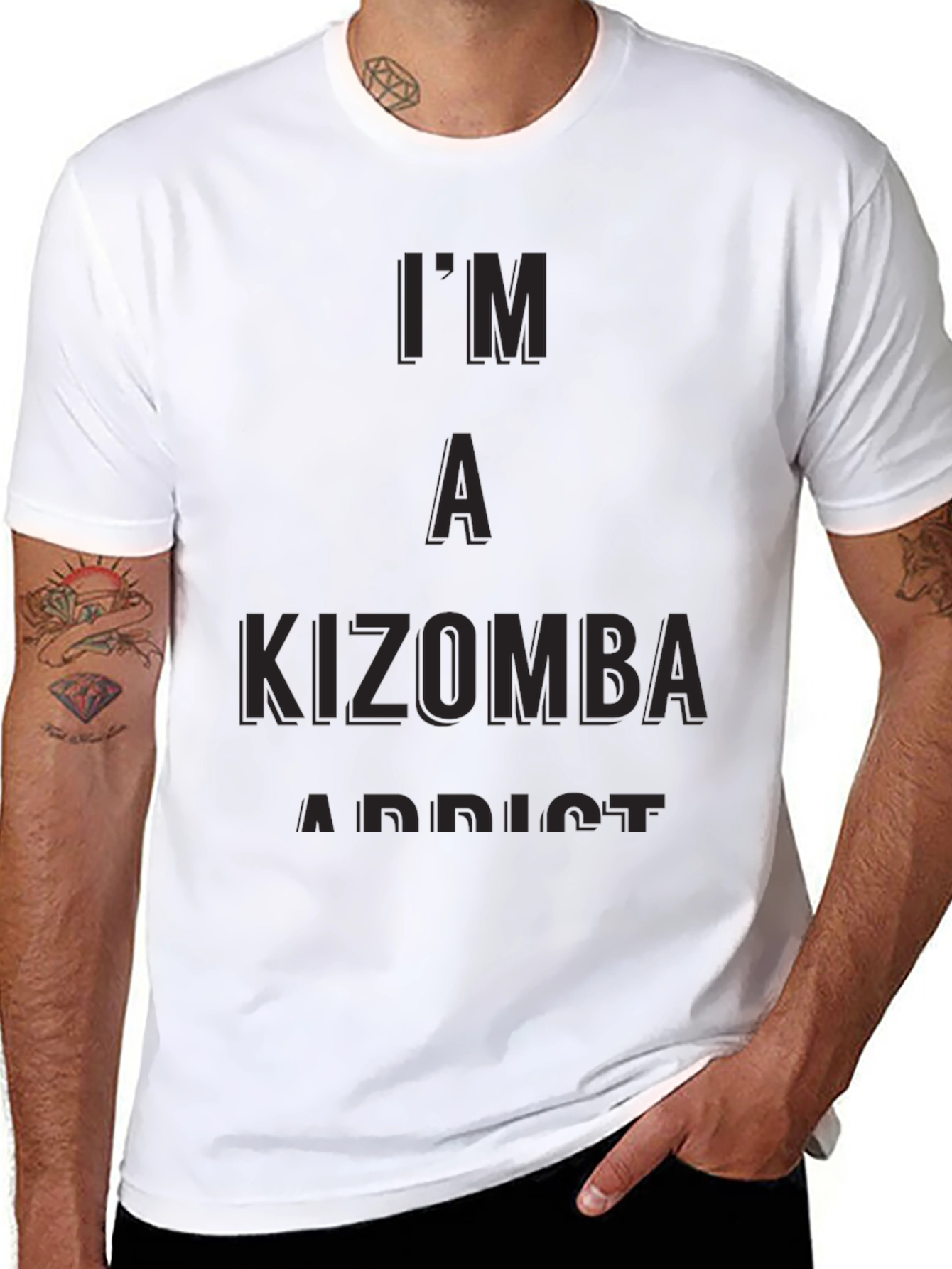 Kizomba Addict Graphic Tee - Soft Cotton T-Shirt