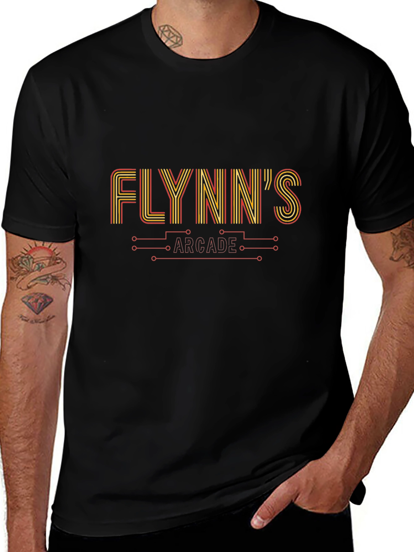 Flynns Arcade Graphic Tee - Retro Gaming Shirt