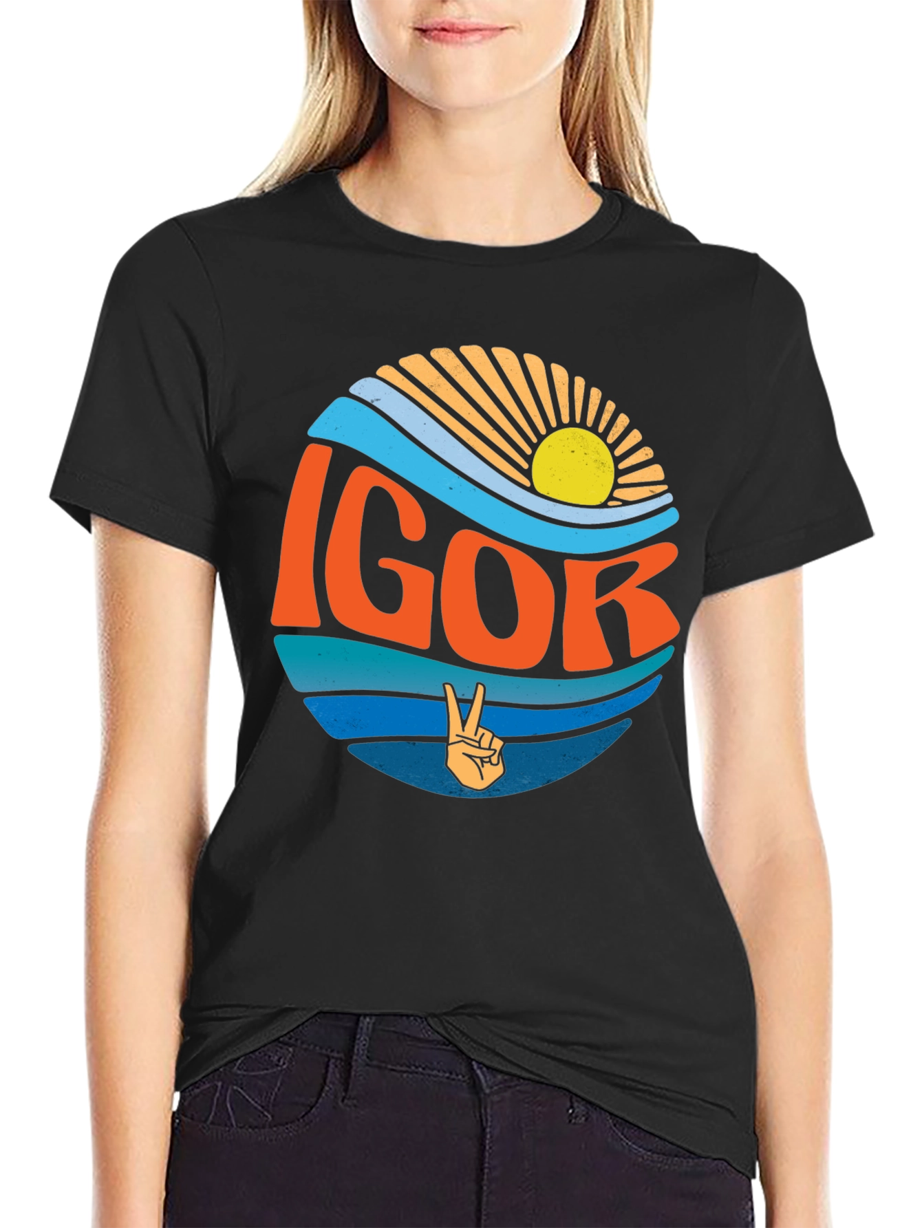 Retro IGOR Graphic Tee - Stylish Summer Shirt
