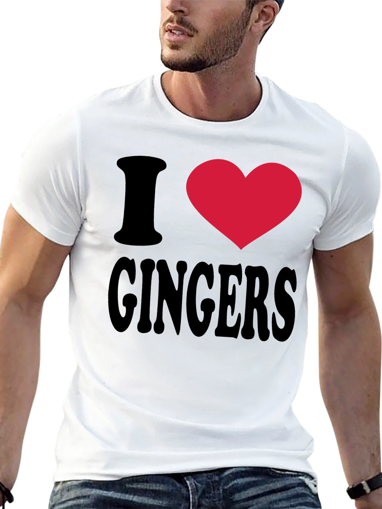 I Heart Gingers T-Shirt - Novelty Tee