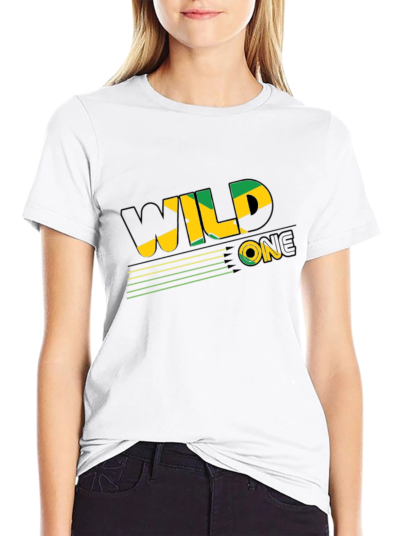 Wild One Jamaica Style Black T-Shirt