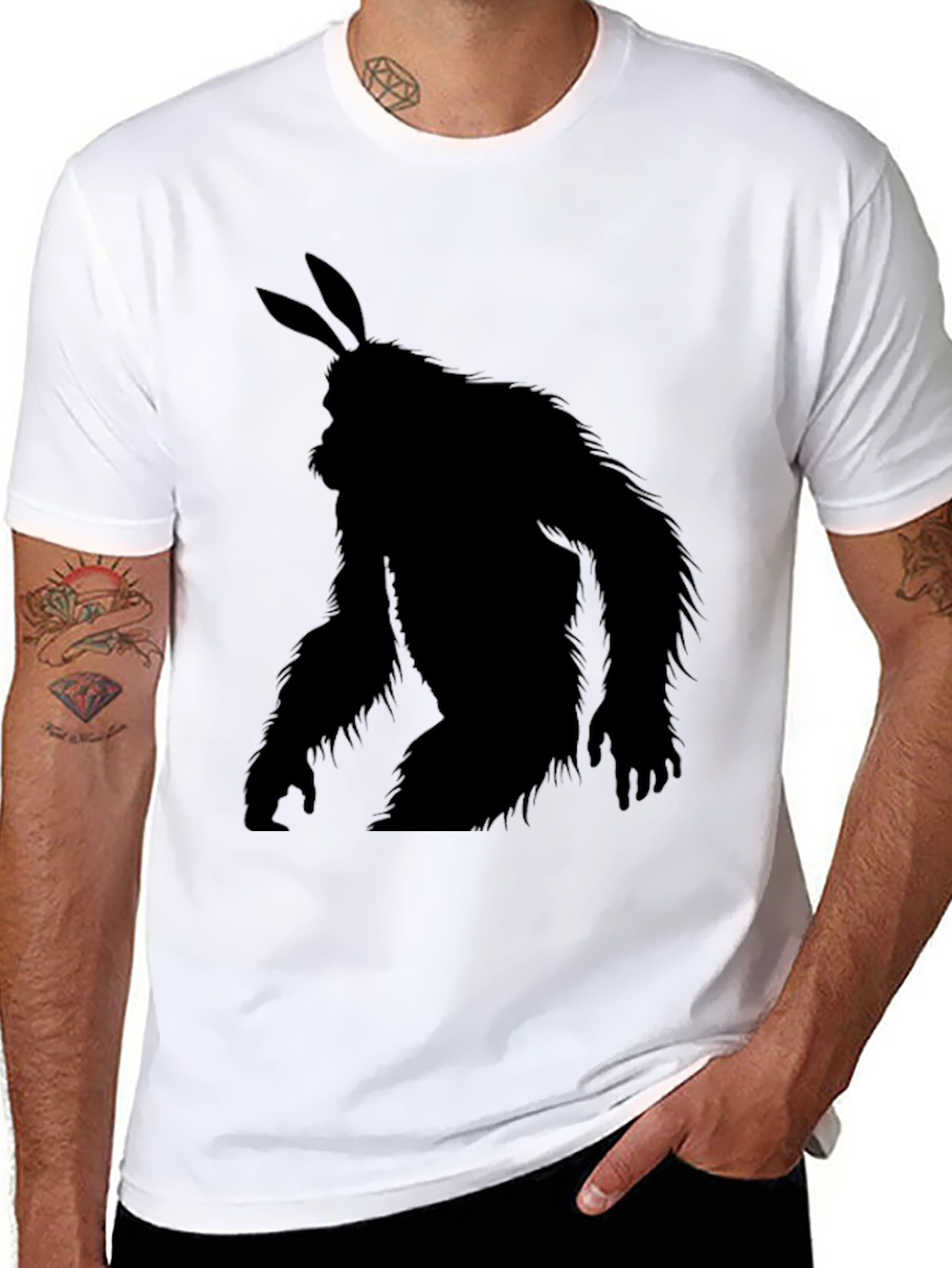 Sasquatch Easter Bunny T-Shirt