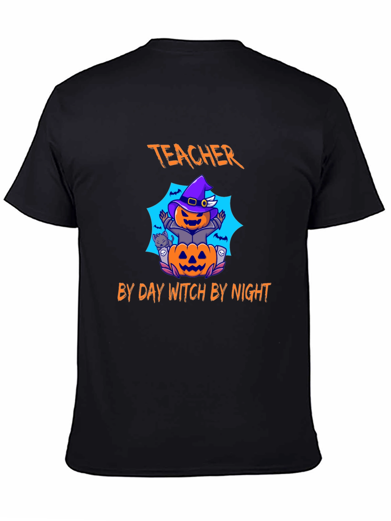 Teacher By Day Witch By Night Halloween T-Shirt