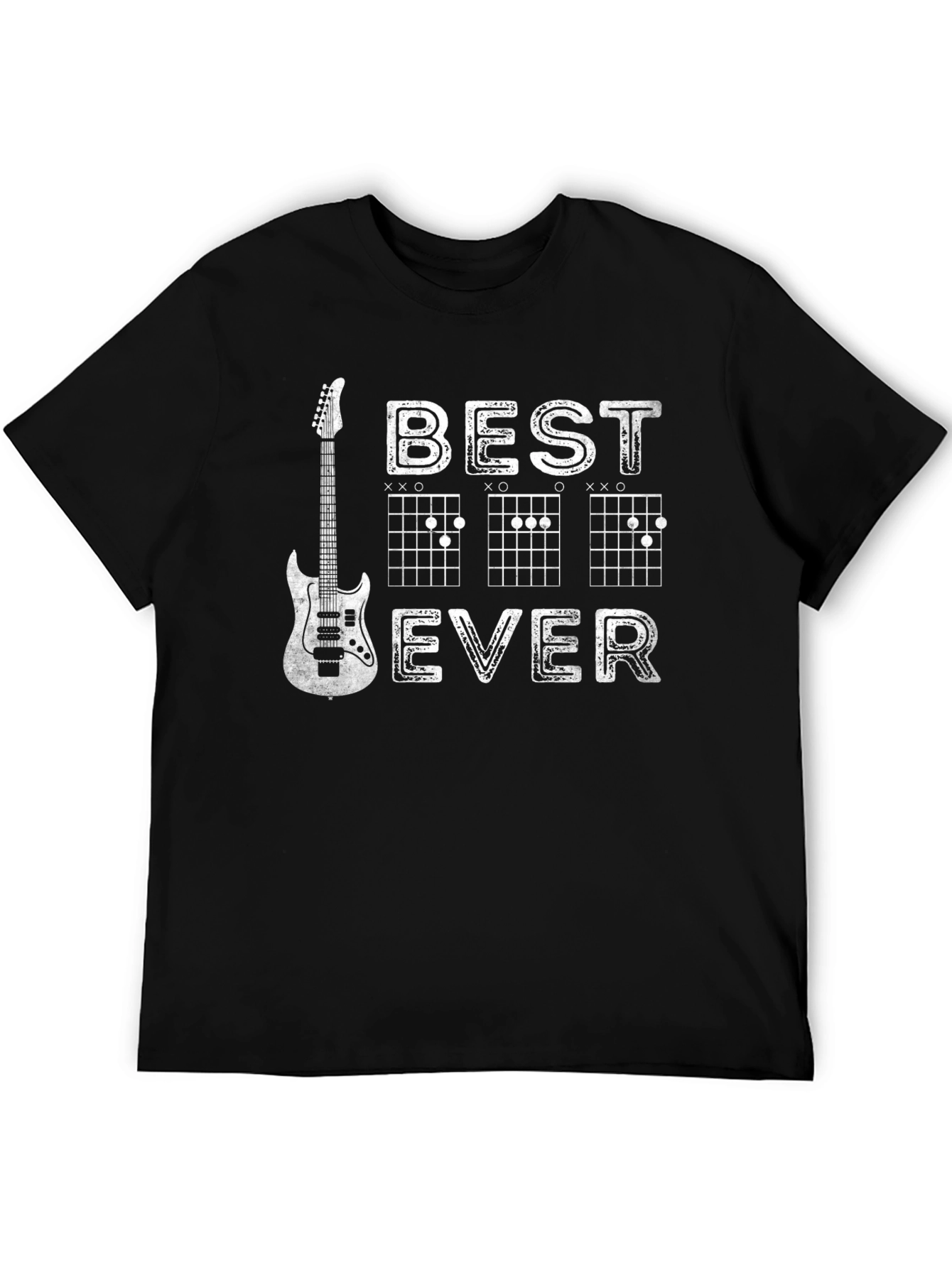 Best Dad Ever Guitar Chord T-Shirt