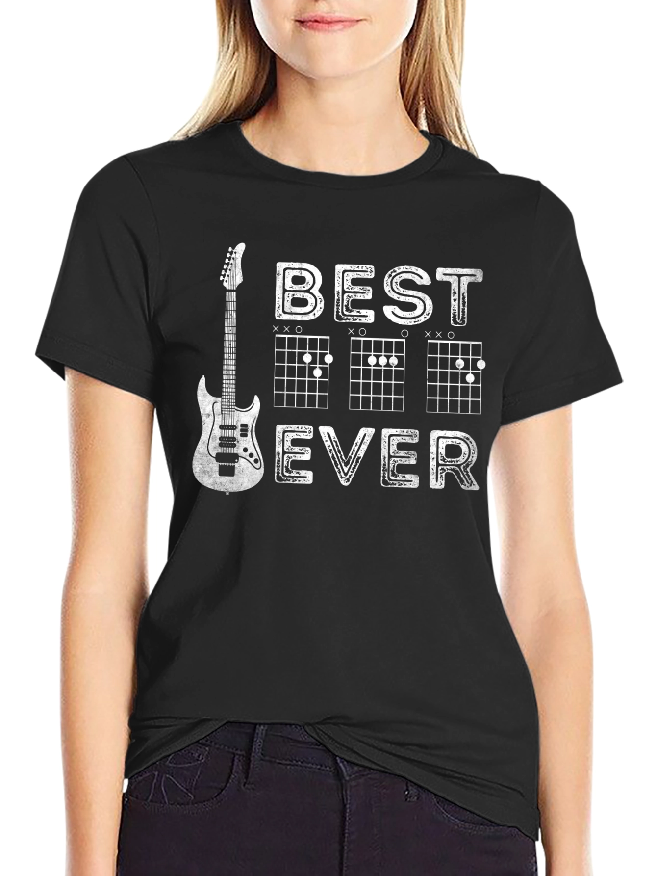 Best Dad Ever Guitar Chord T-Shirt