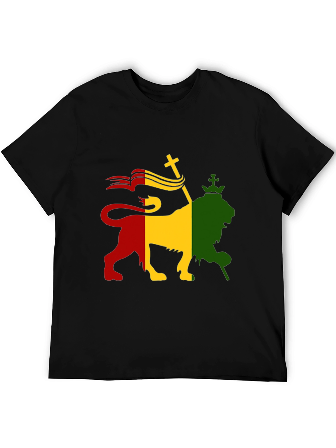 Rasta Lion T-Shirt - Reggae Inspired Graphic Tee