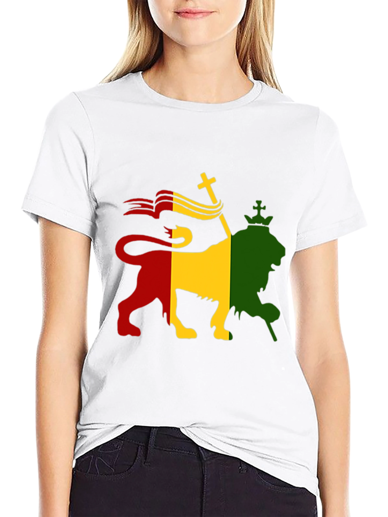 Rasta Lion T-Shirt - Reggae Inspired Graphic Tee